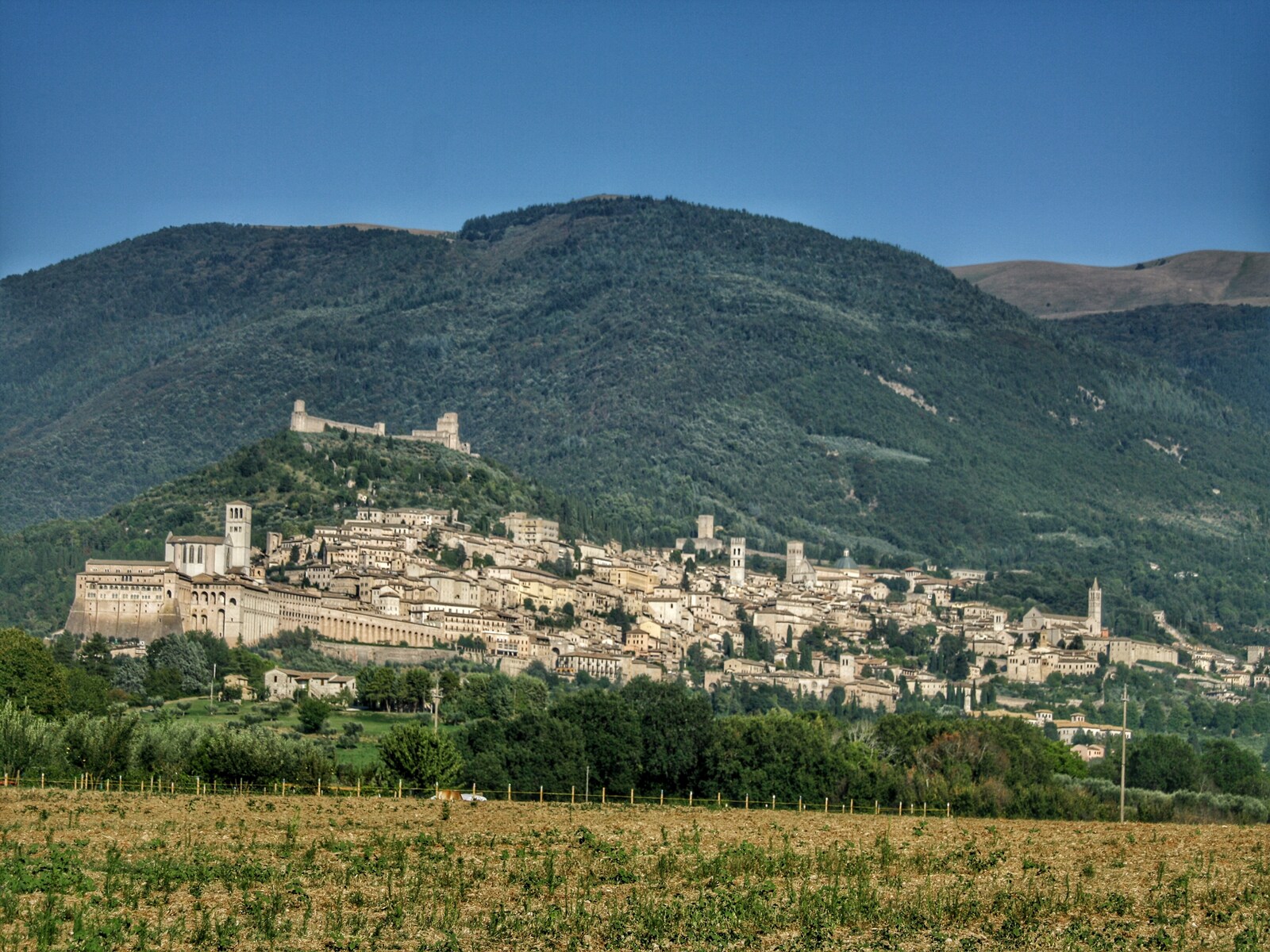 De omgeving van Assisi