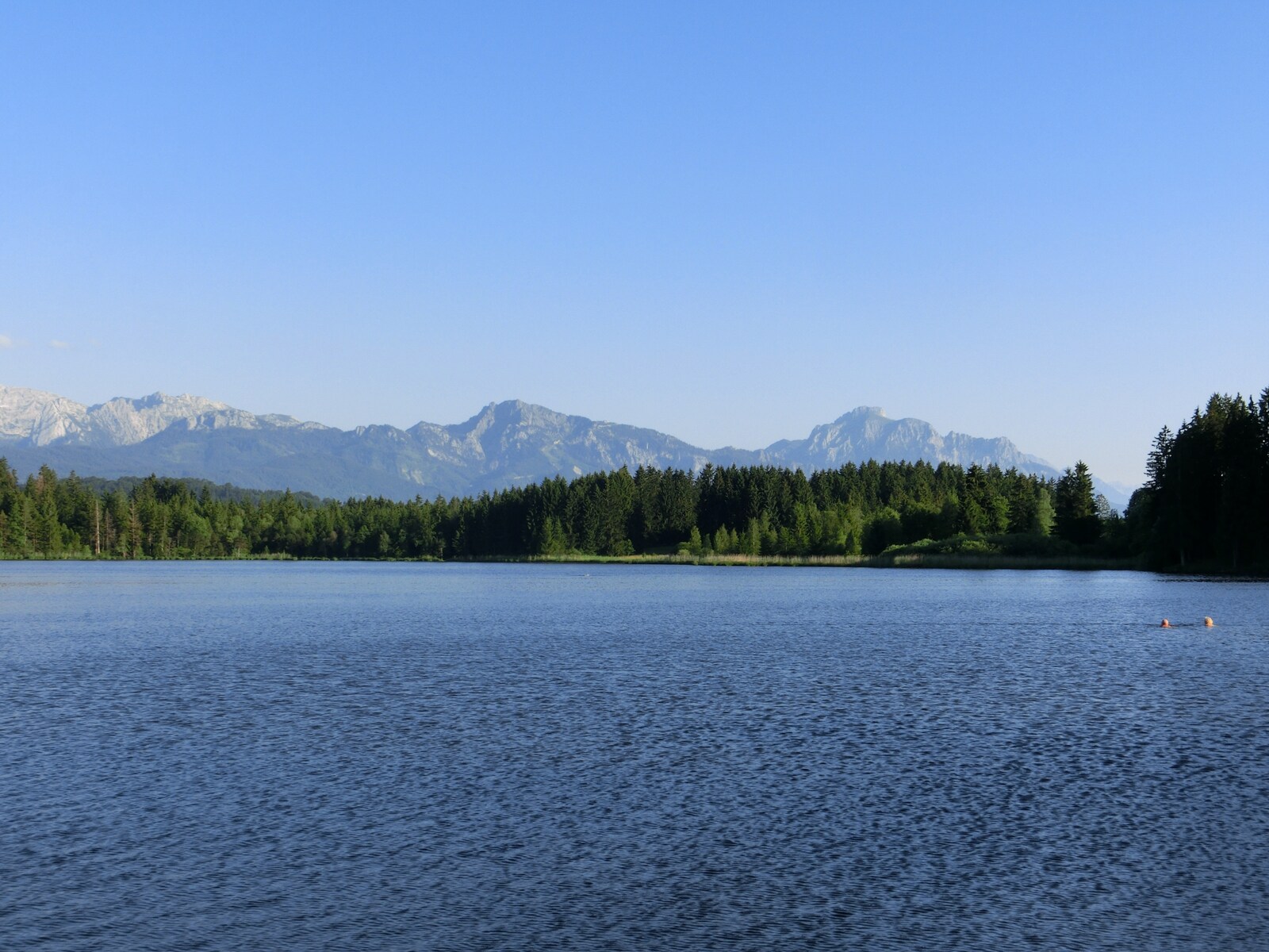 De omgeving van Lechbruck am See