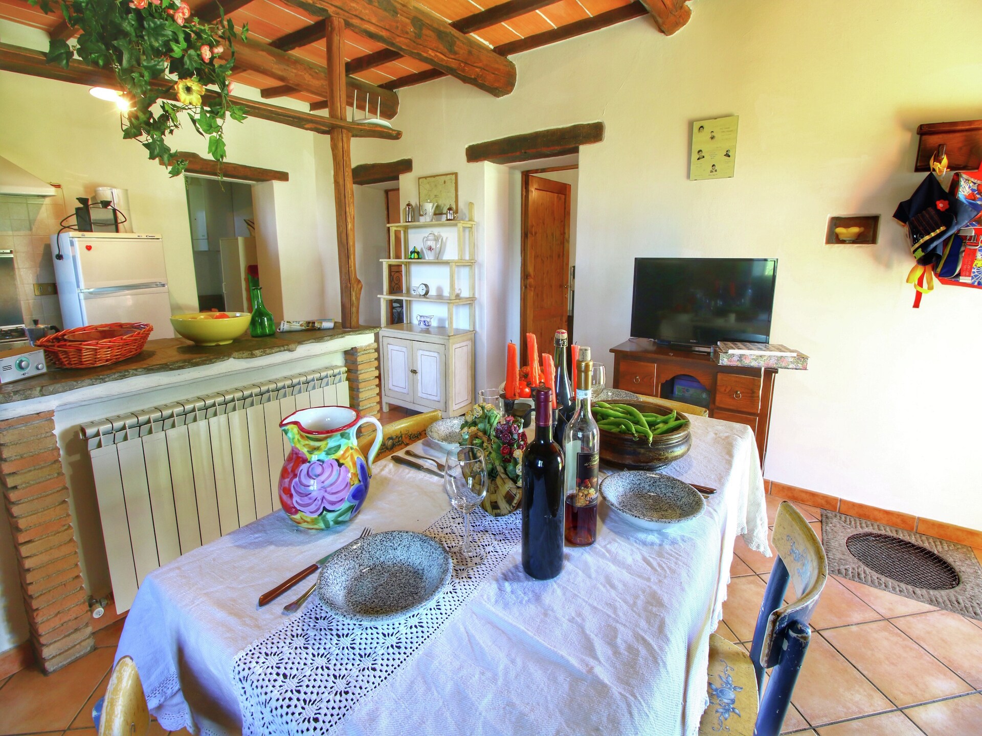 Authentiek Toscaans stenen huis met zwembad en panoramisch uitzicht - foto 11