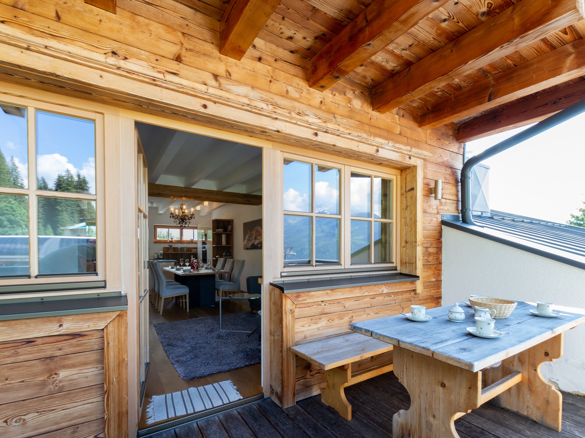 Panorama Chalet 18: Ski-in, ski-out aan de KitzSki piste in Mittersill - foto 4