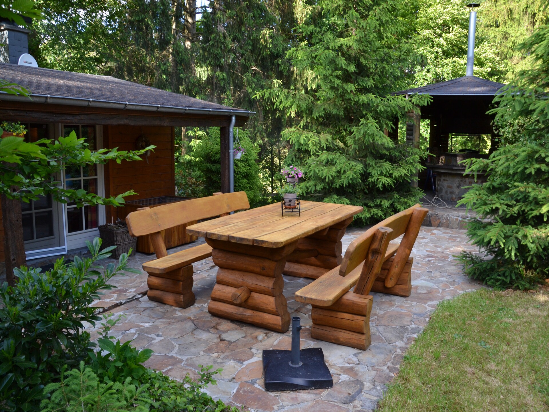 6-persoons chalet met sauna en vijver in Wibrin - foto 7