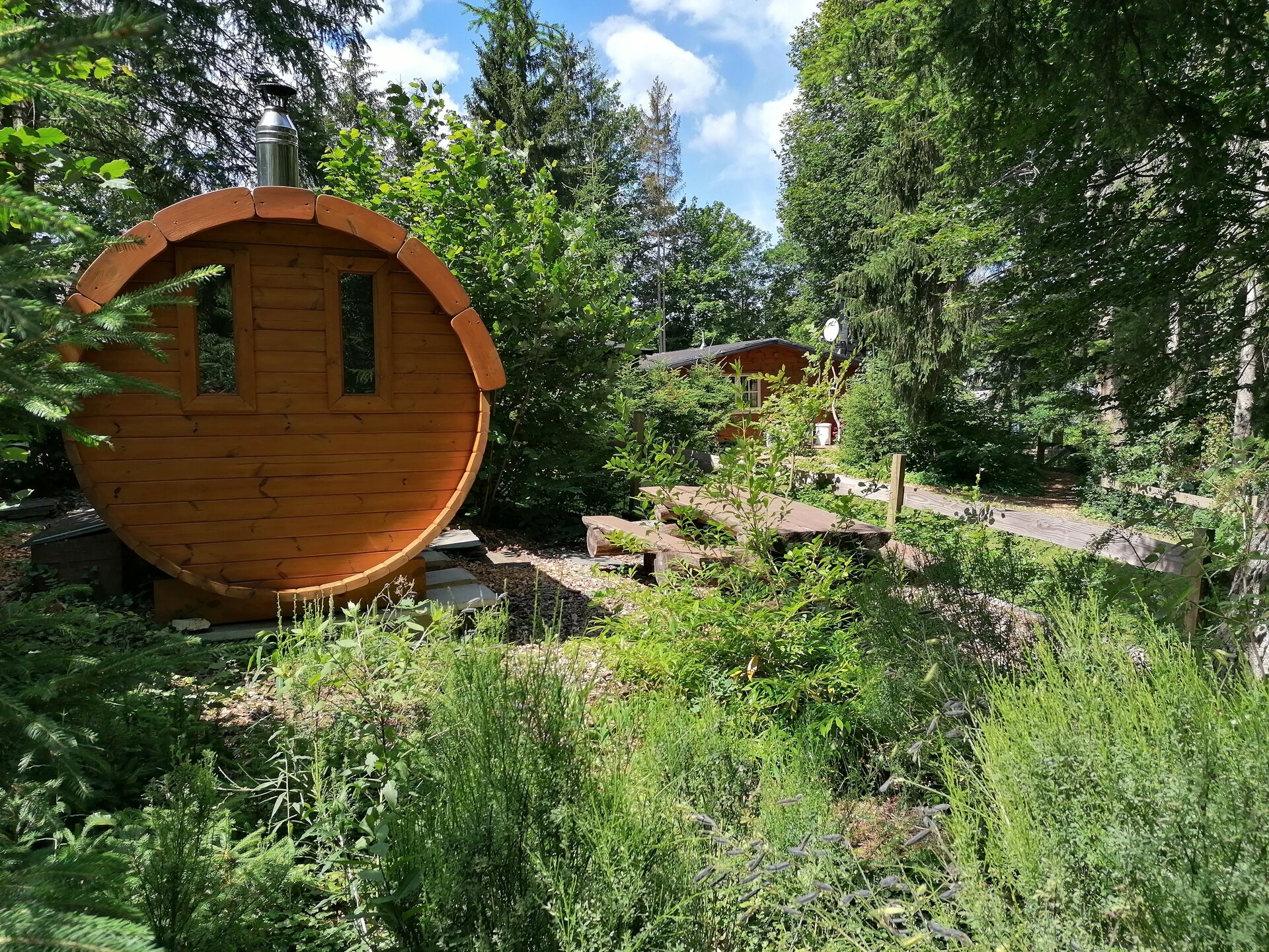 6-persoons chalet met sauna en vijver in Wibrin - foto 39
