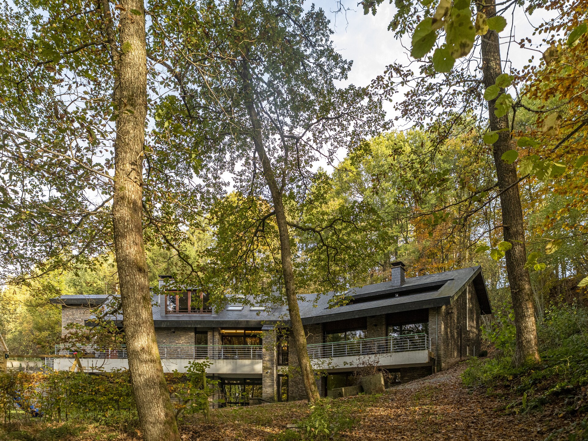 Luxe villa voor 20 personen met privézwembad en sauna in de bossen bij Malmedy - foto 28