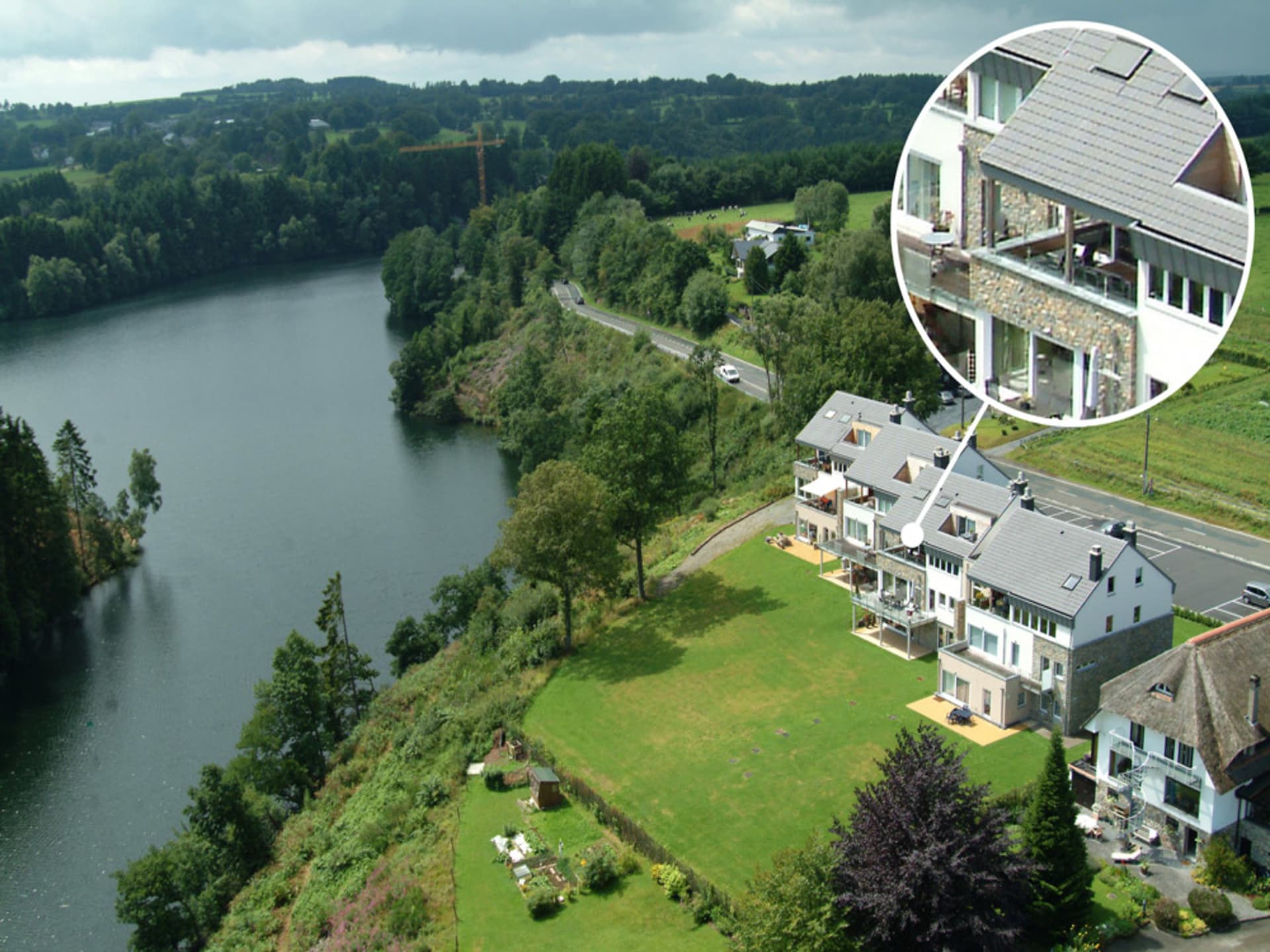 Wellness appartement La Terrasse du Lac aan het meer in Robertville - foto 7