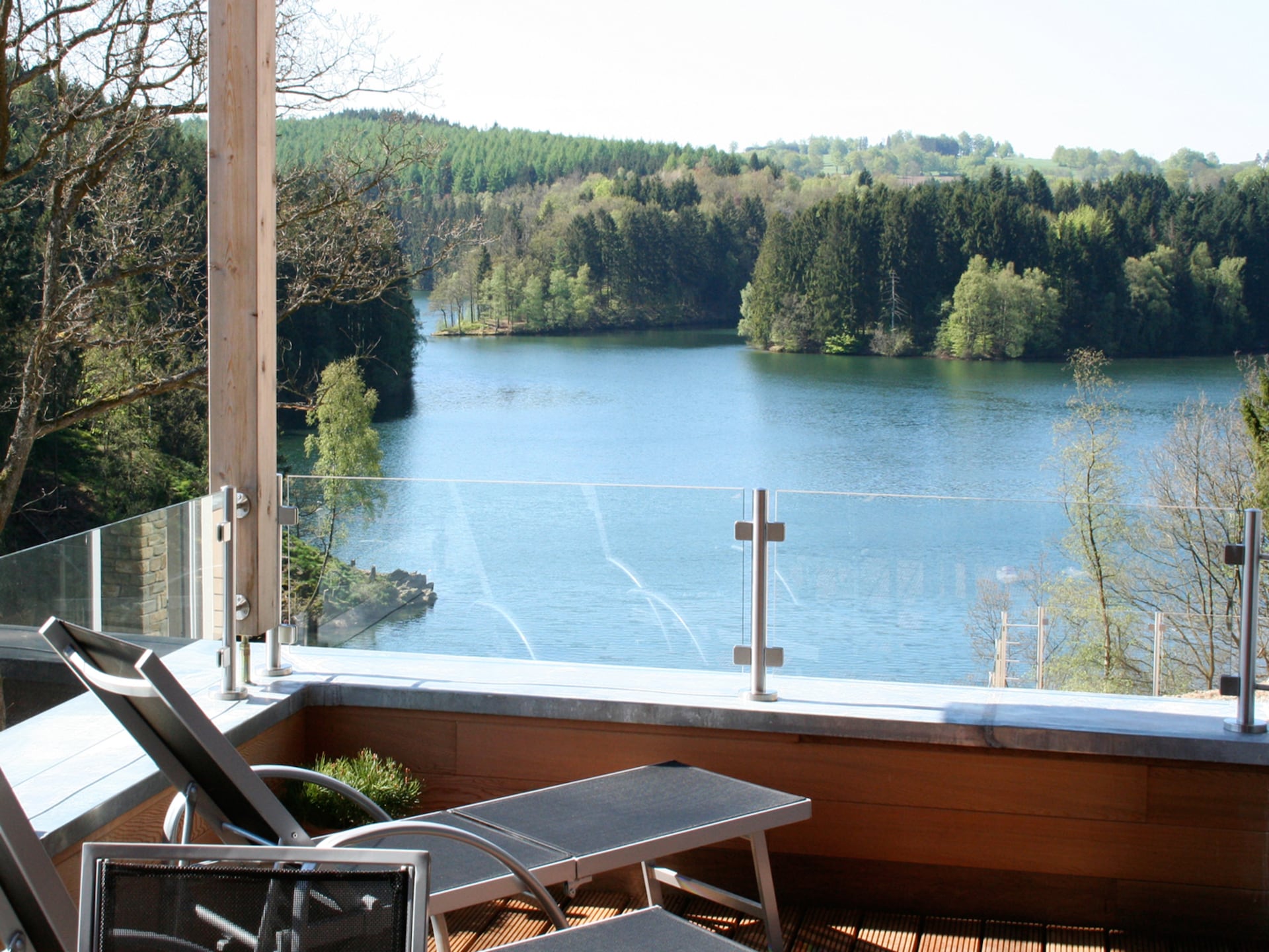 Wellness appartement La Terrasse du Lac aan het meer in Robertville - foto 25