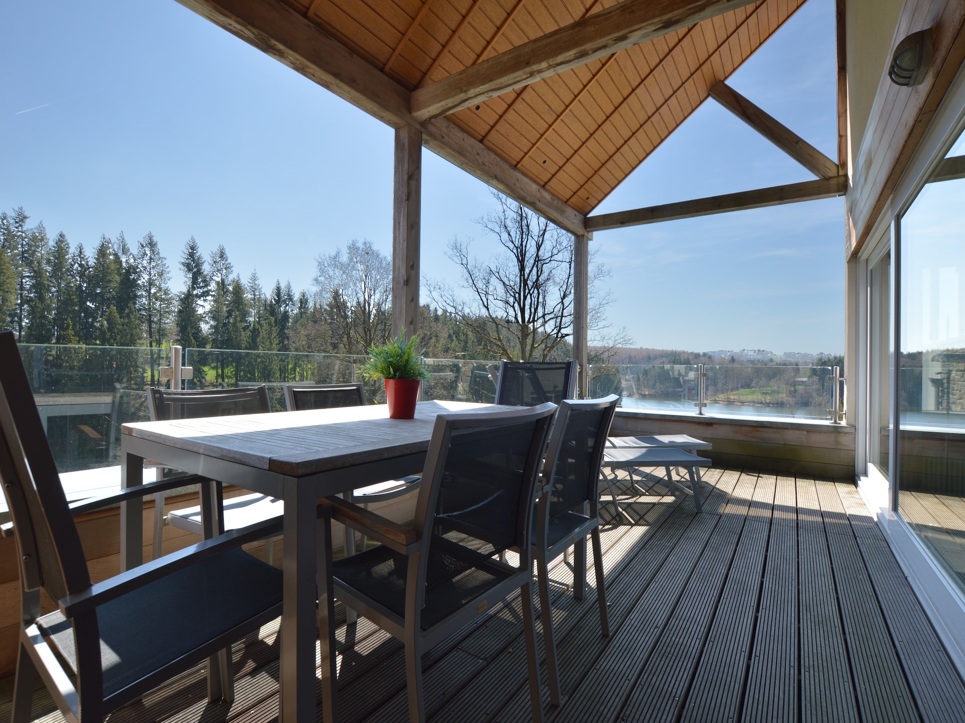 Wellness appartement La Terrasse du Lac aan het meer in Robertville - foto 16