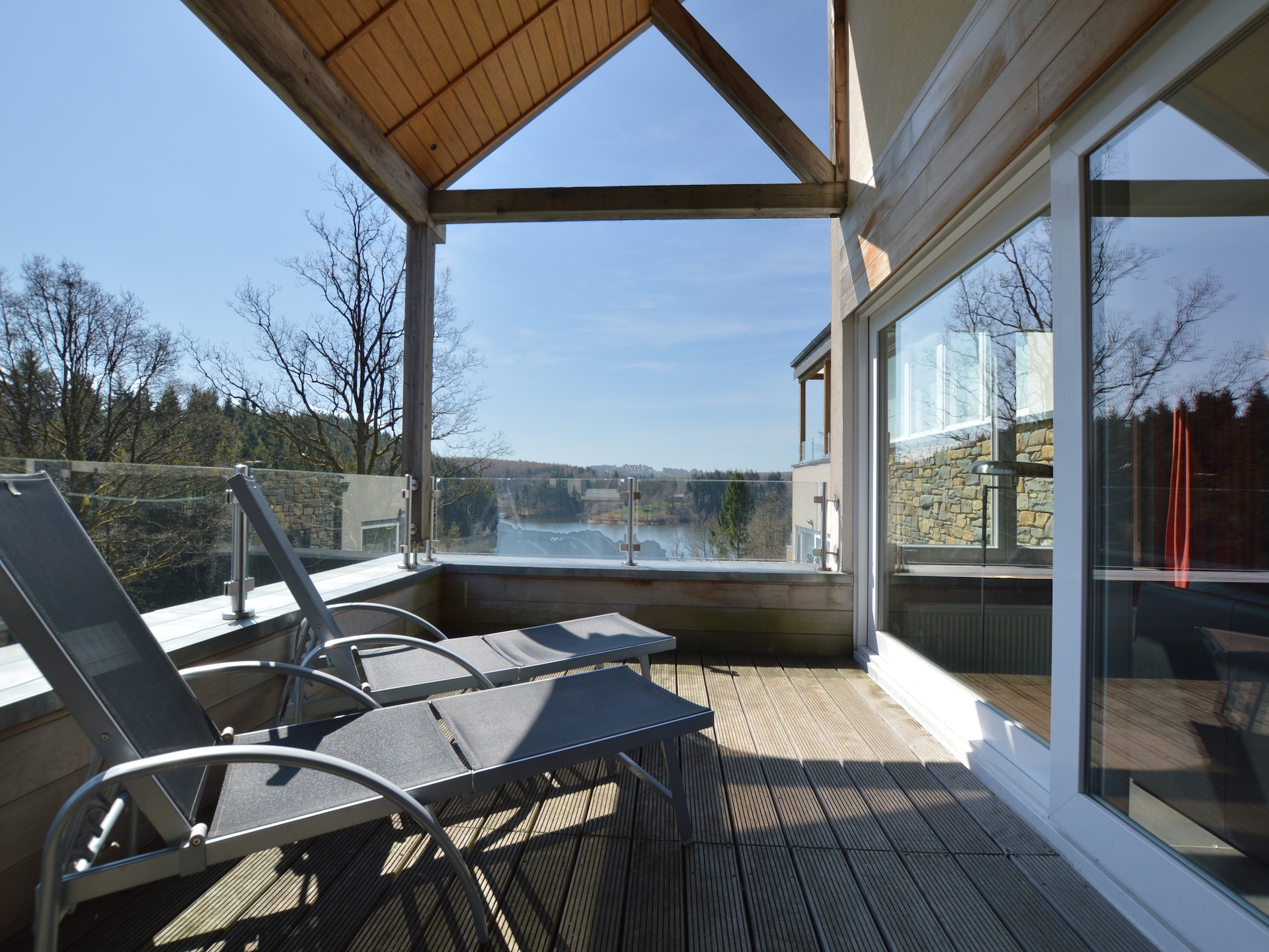 Wellness appartement La Terrasse du Lac aan het meer in Robertville - foto 5