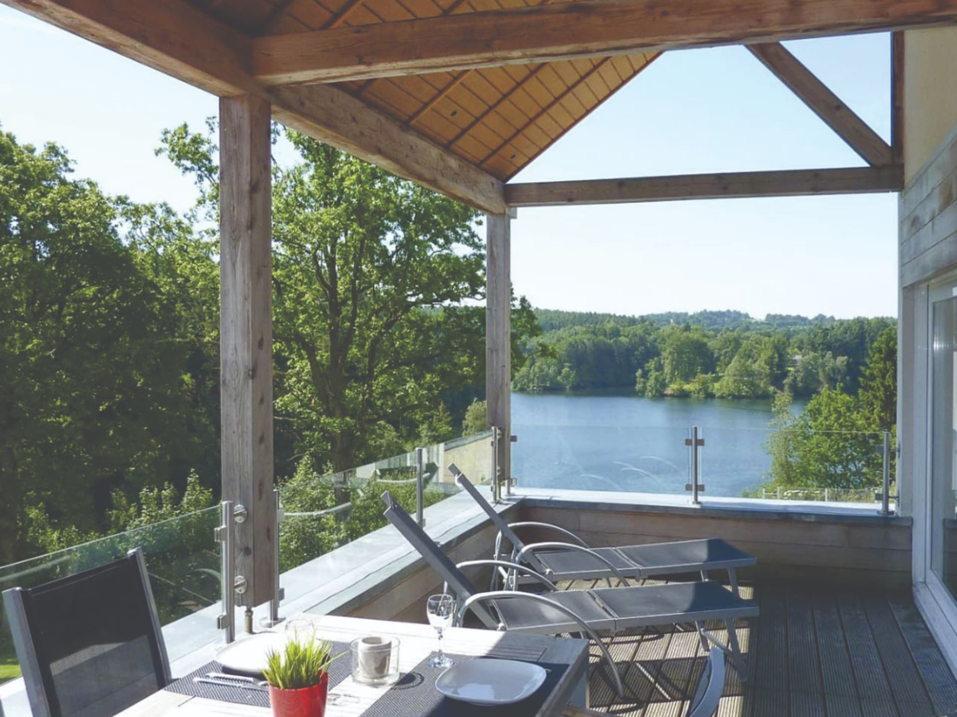 Wellness appartement La Terrasse du Lac aan het meer in Robertville - foto 23