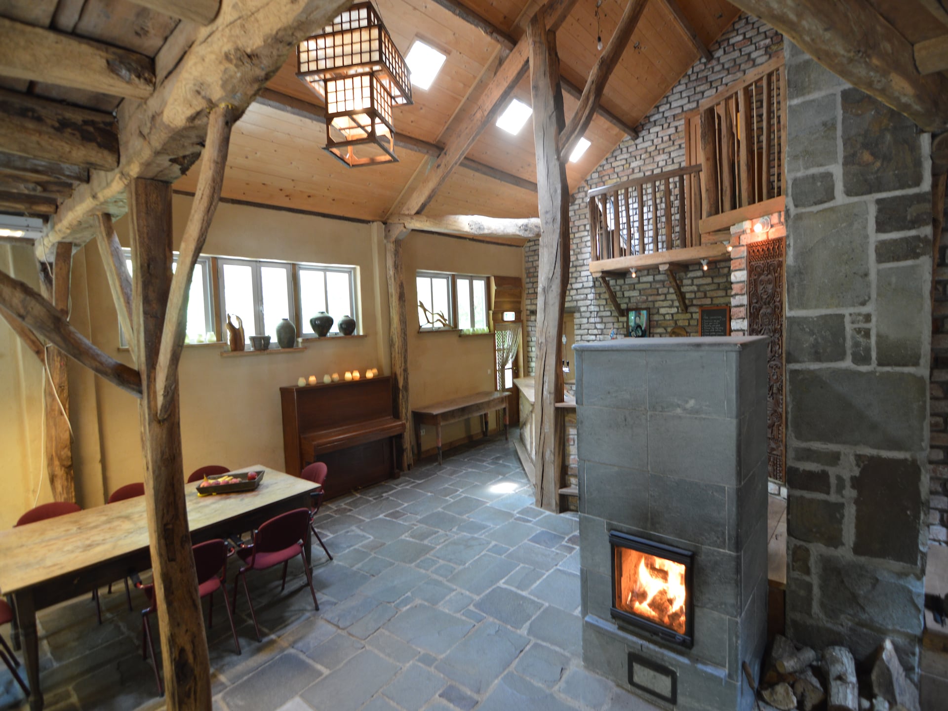 Lodge Maasduinen: sfeervol houten vakantiehuis voor 12 in Nationaal Park - foto 12