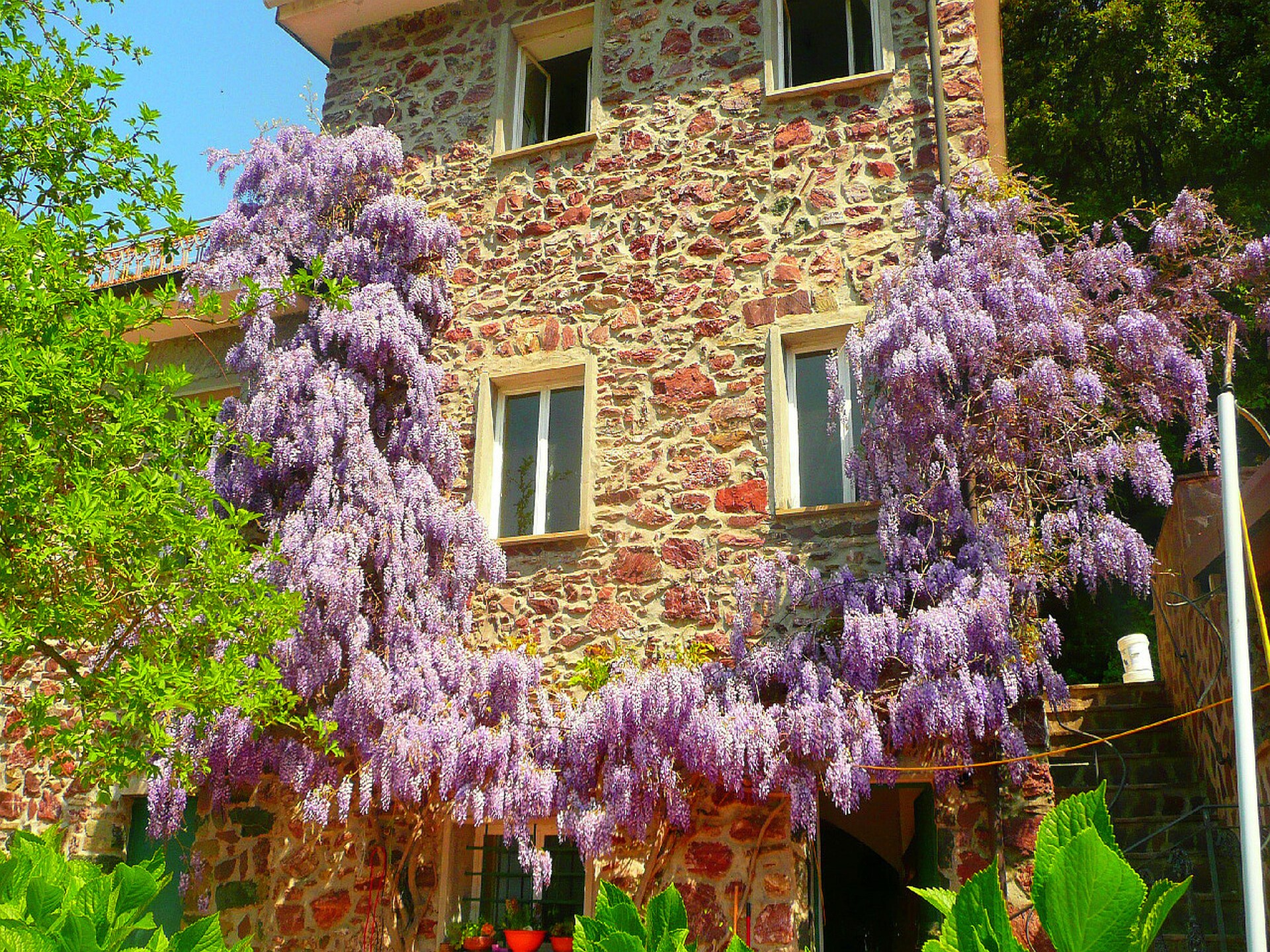 Rustiek bosappartement met uitzicht op de Ligurische kust bij Sestri Levante - foto 6