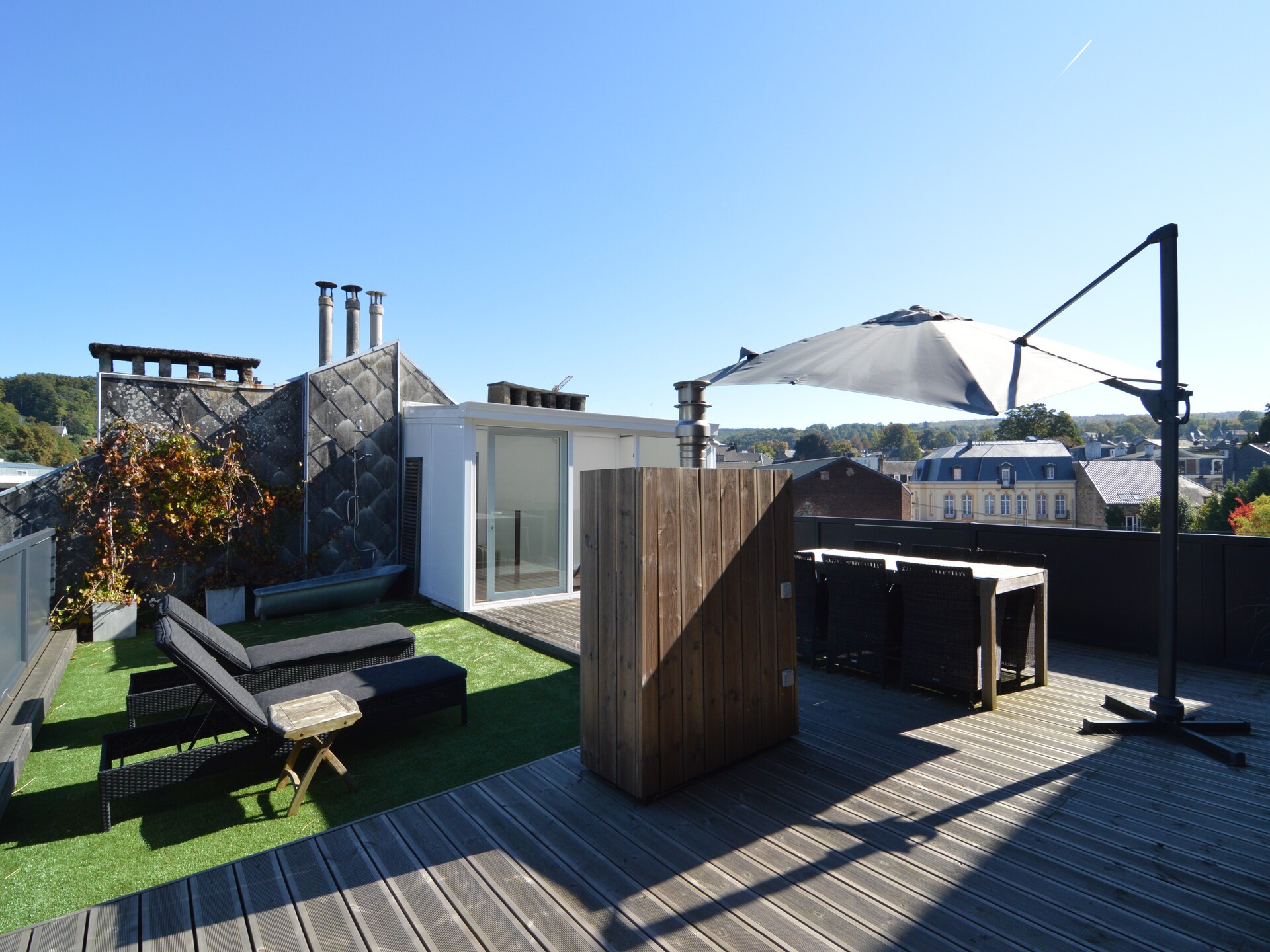 Licht appartement in centrum Spa met dakterras, vlak bij de thermen - foto 15