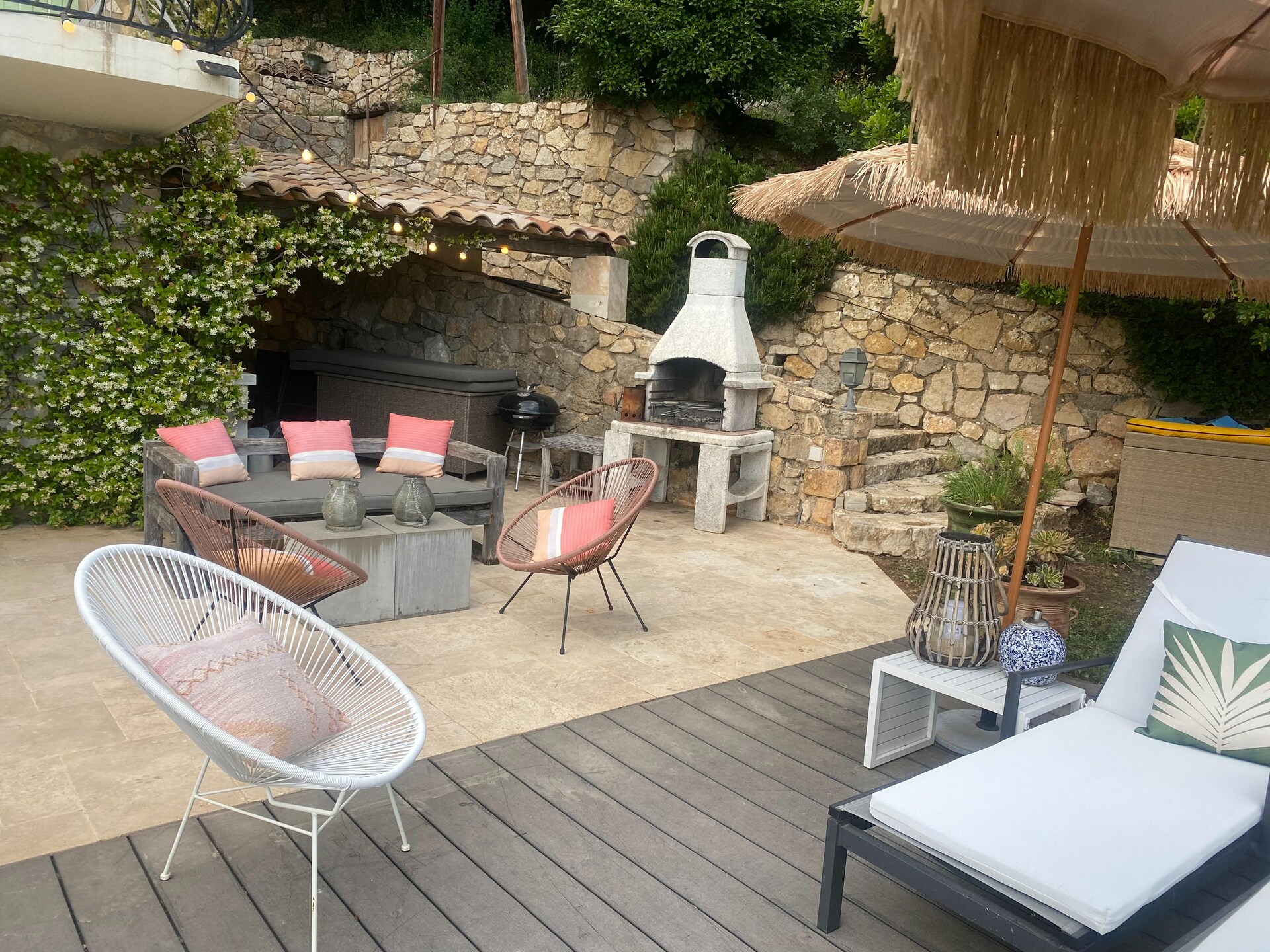 Villa Roucaou: Luxe familievilla met privézwembad en zeezicht bij Grasse - foto 22