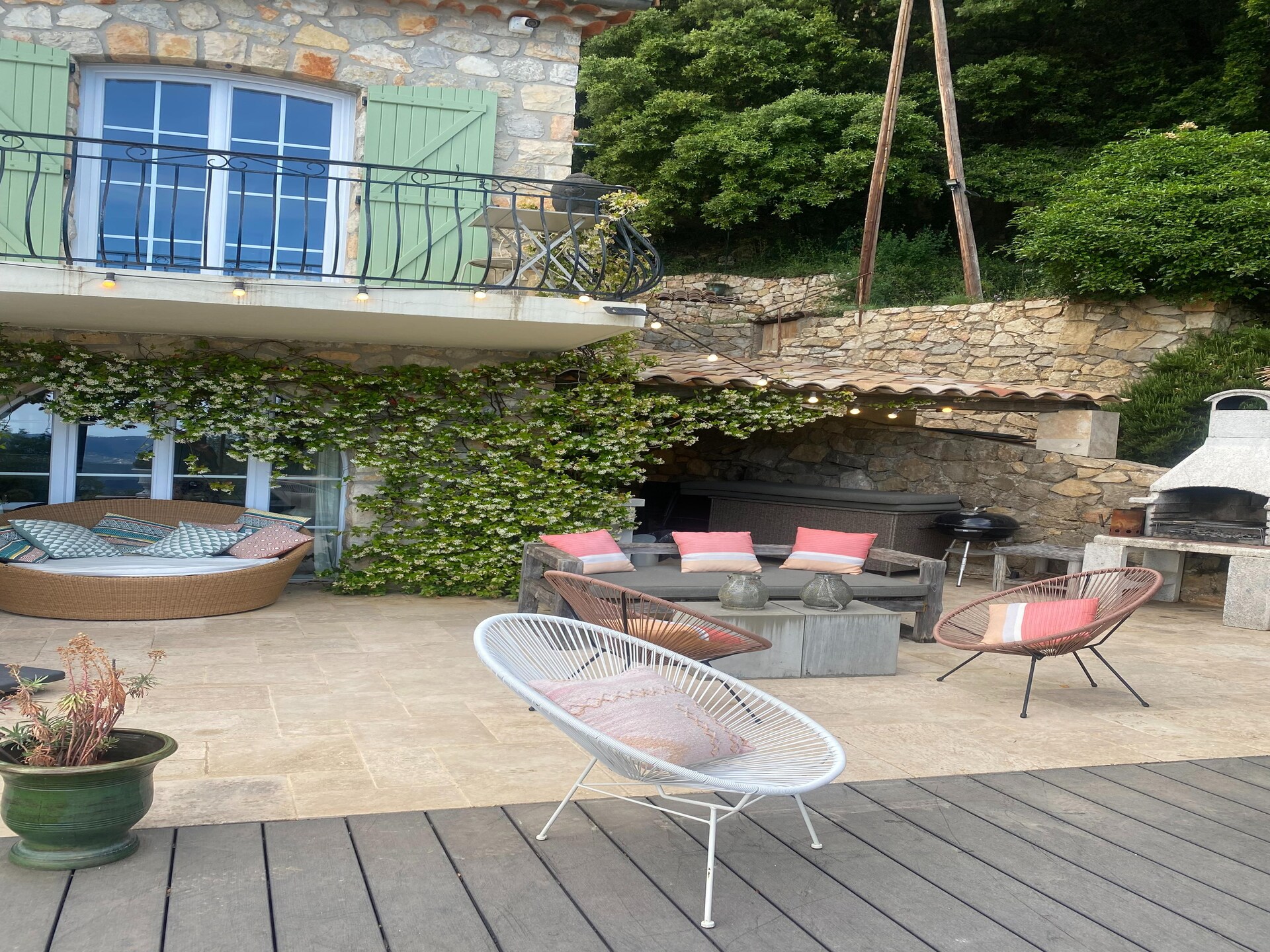 Villa Roucaou: Luxe familievilla met privézwembad en zeezicht bij Grasse - foto 18