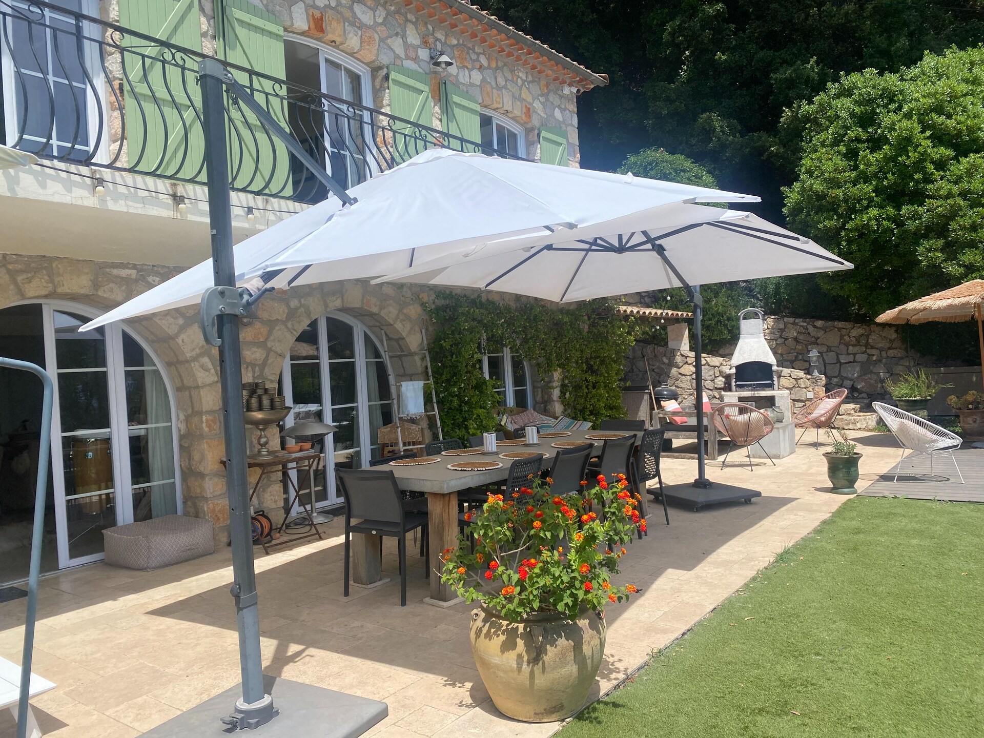 Villa Roucaou: Luxe familievilla met privézwembad en zeezicht bij Grasse - foto 8