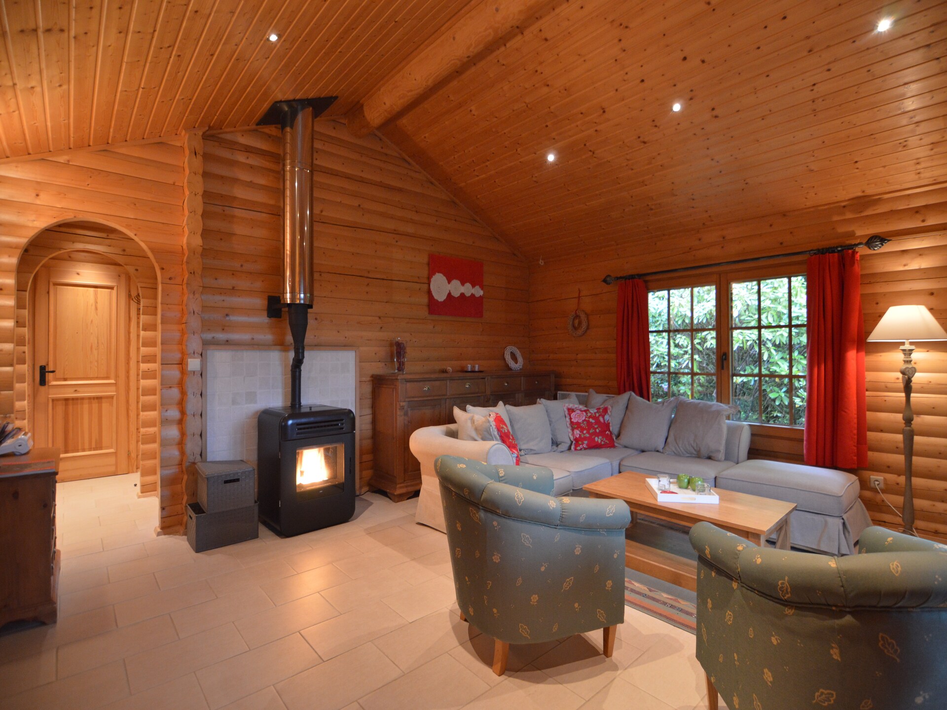 5-persoons chalet met pelletkachel en terras in Hockai - foto 6