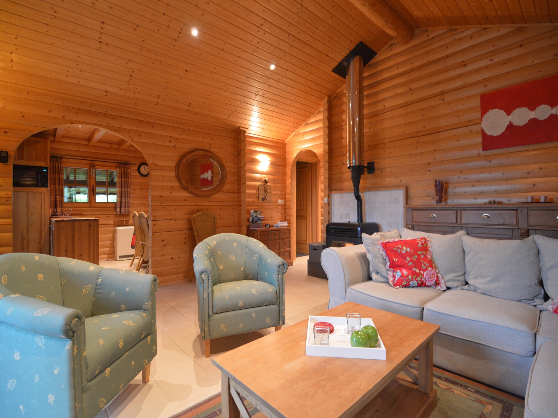 5-persoons chalet met pelletkachel en terras in Hockai - foto 13