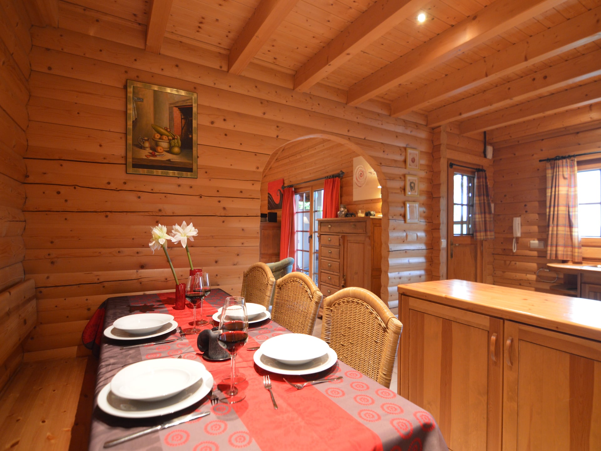 5-persoons chalet met pelletkachel en terras in Hockai - foto 2