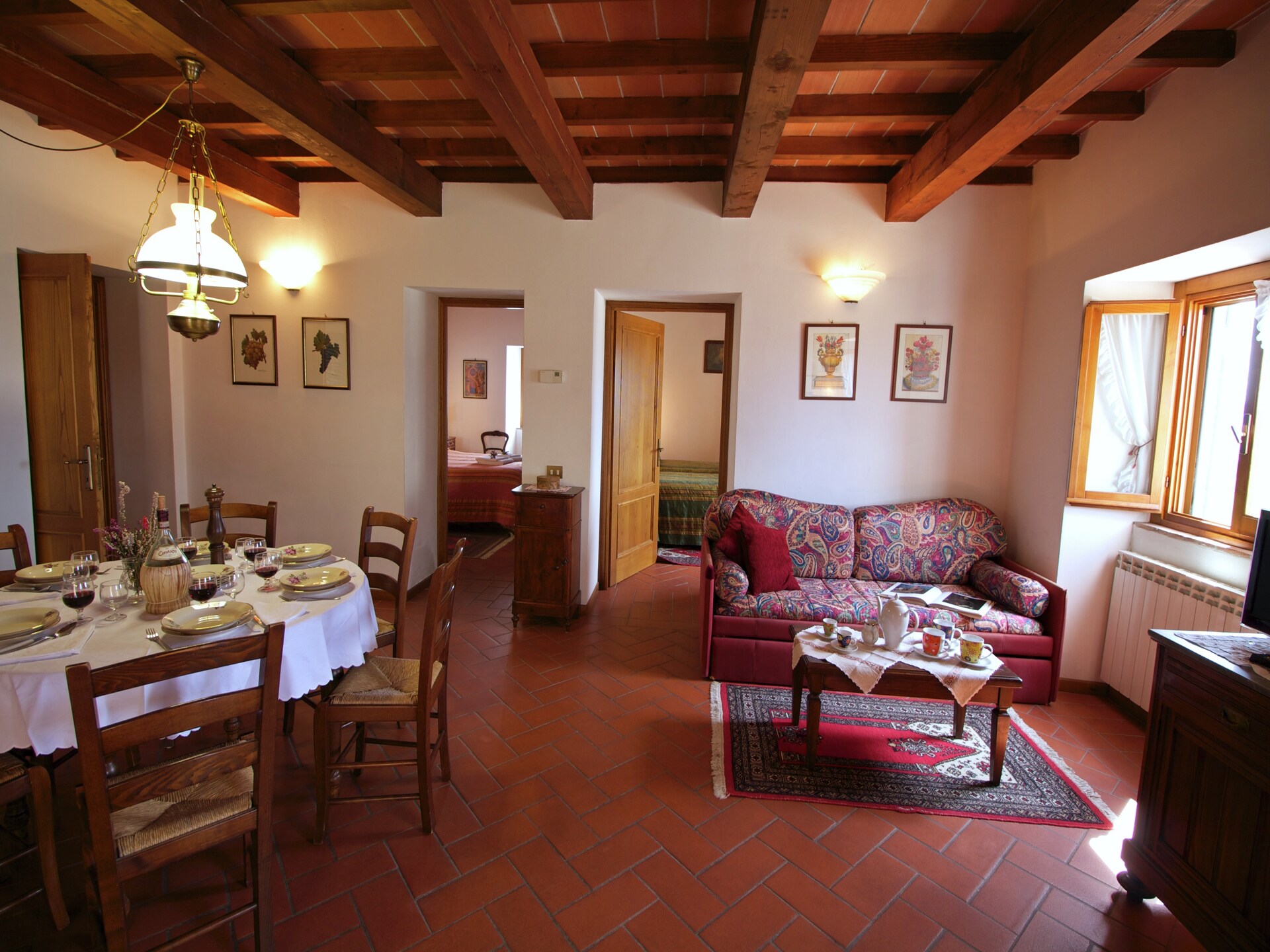 Authentiek Toscaans appartement in bosrijke vallei bij Poppi - foto 3