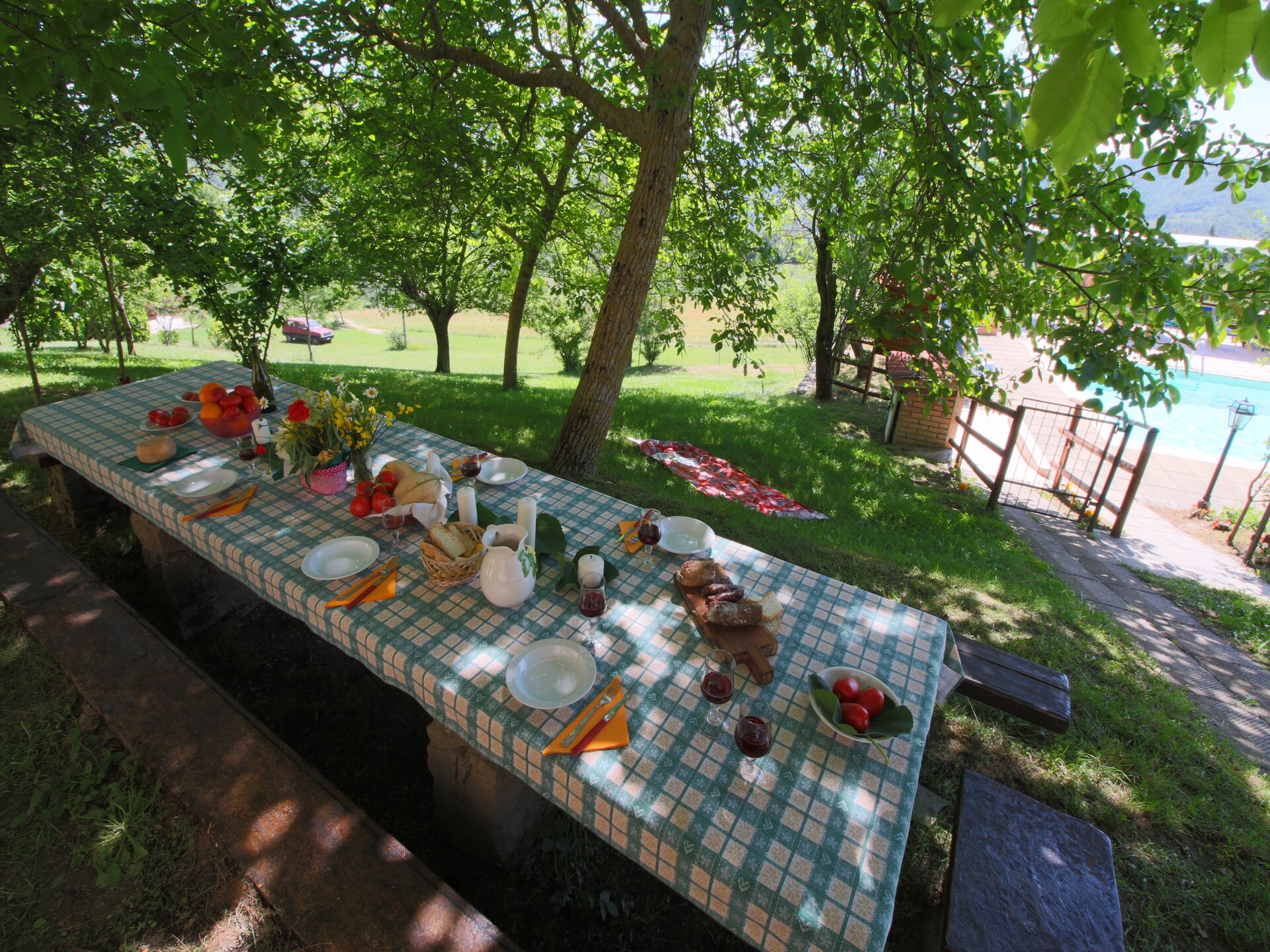 Privézwembad en rust op boerderij Tartufo in Apecchio - foto 4