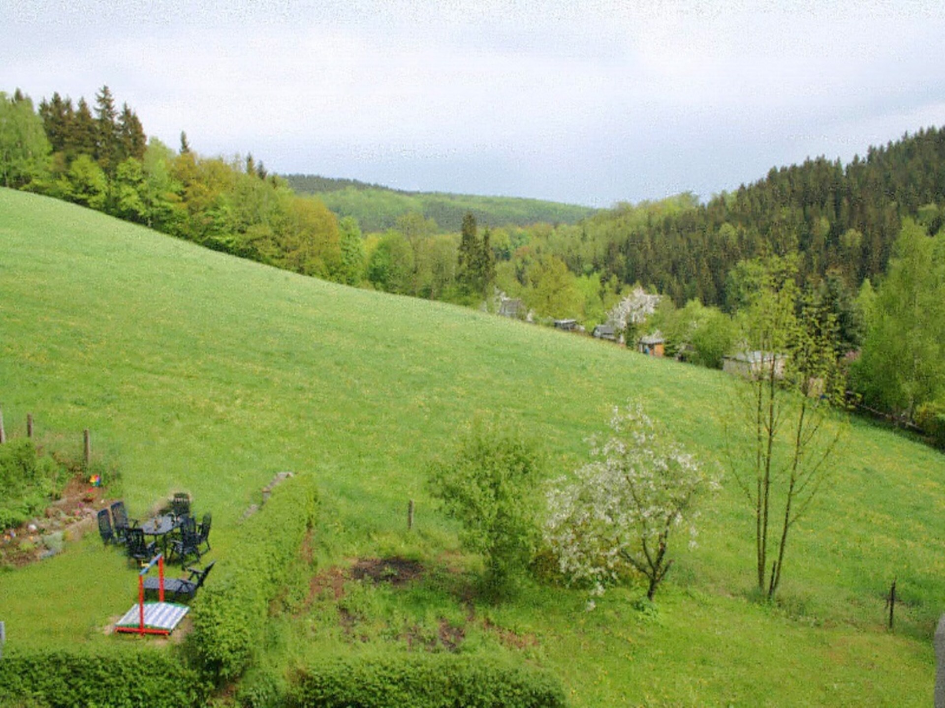 Moderne villa voor 3 in de bossen van Borstendorf, Ertsgebergte - foto 20