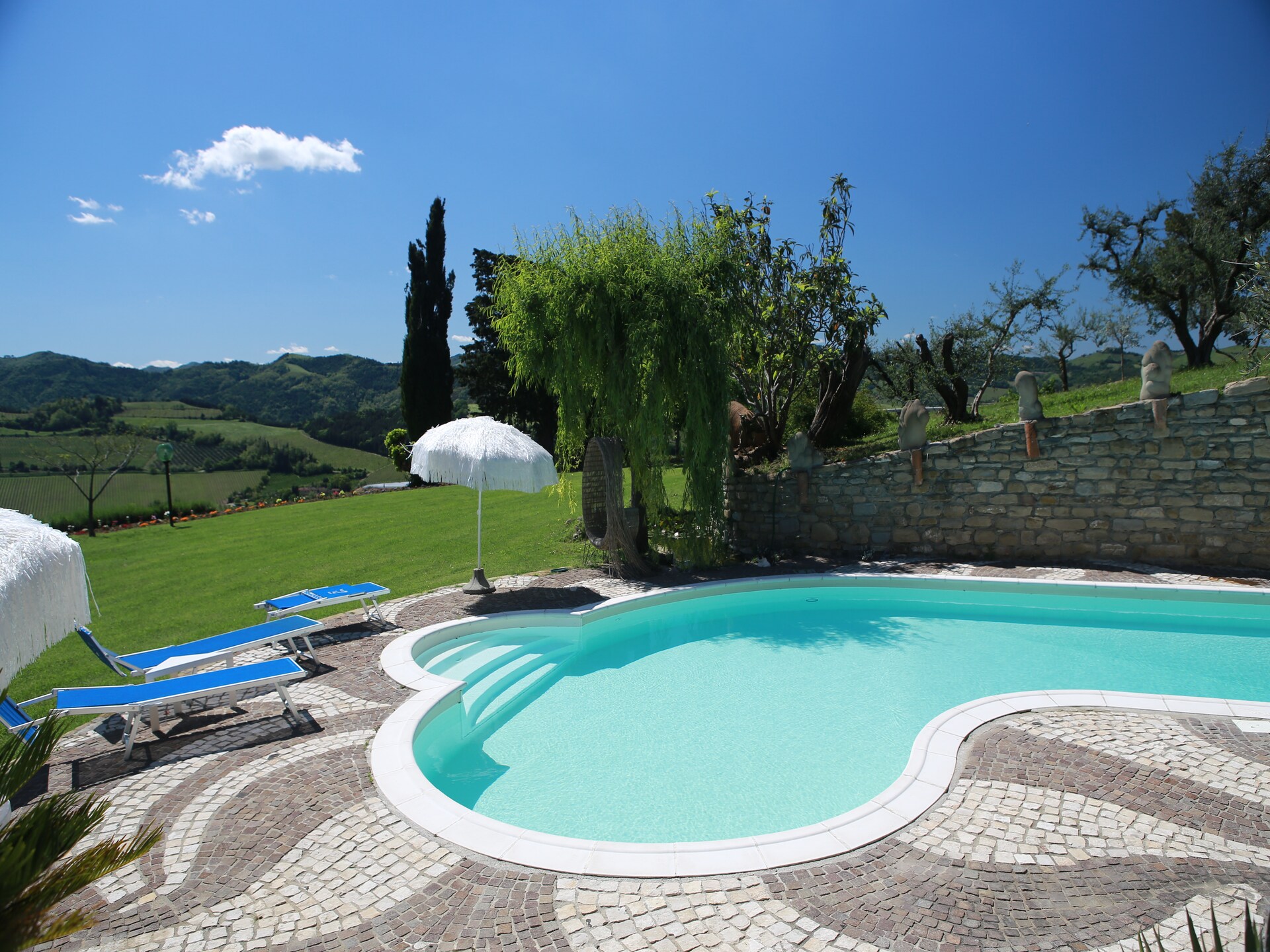 Ruim appartement op Toscaans-Romagnoolse heuvels met gedeeld zwembad - foto 9