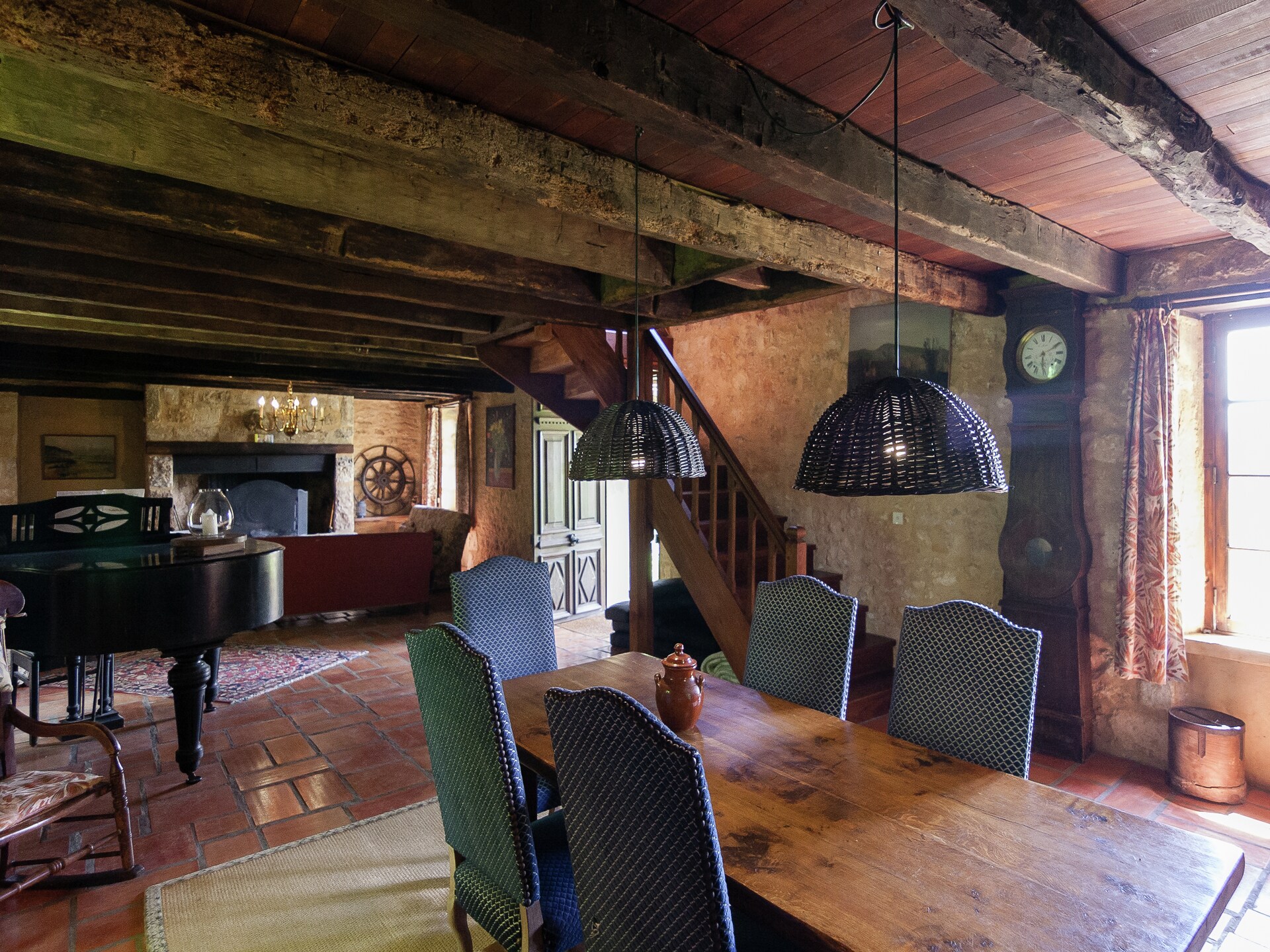 La Fermette: Authentiek landhuis met grote woonkamer en zwembad in Dordogne - foto 17