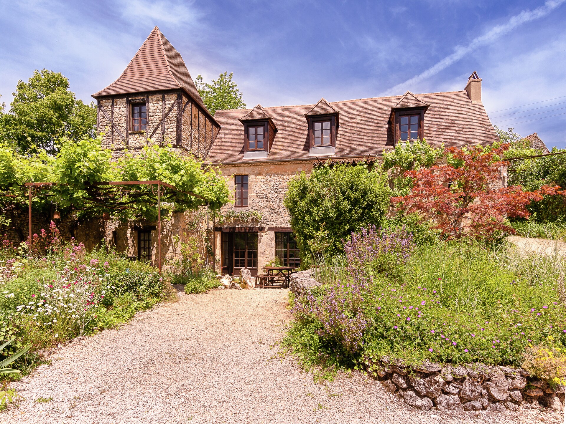 La Fermette: Authentiek landhuis met grote woonkamer en zwembad in Dordogne - foto 1