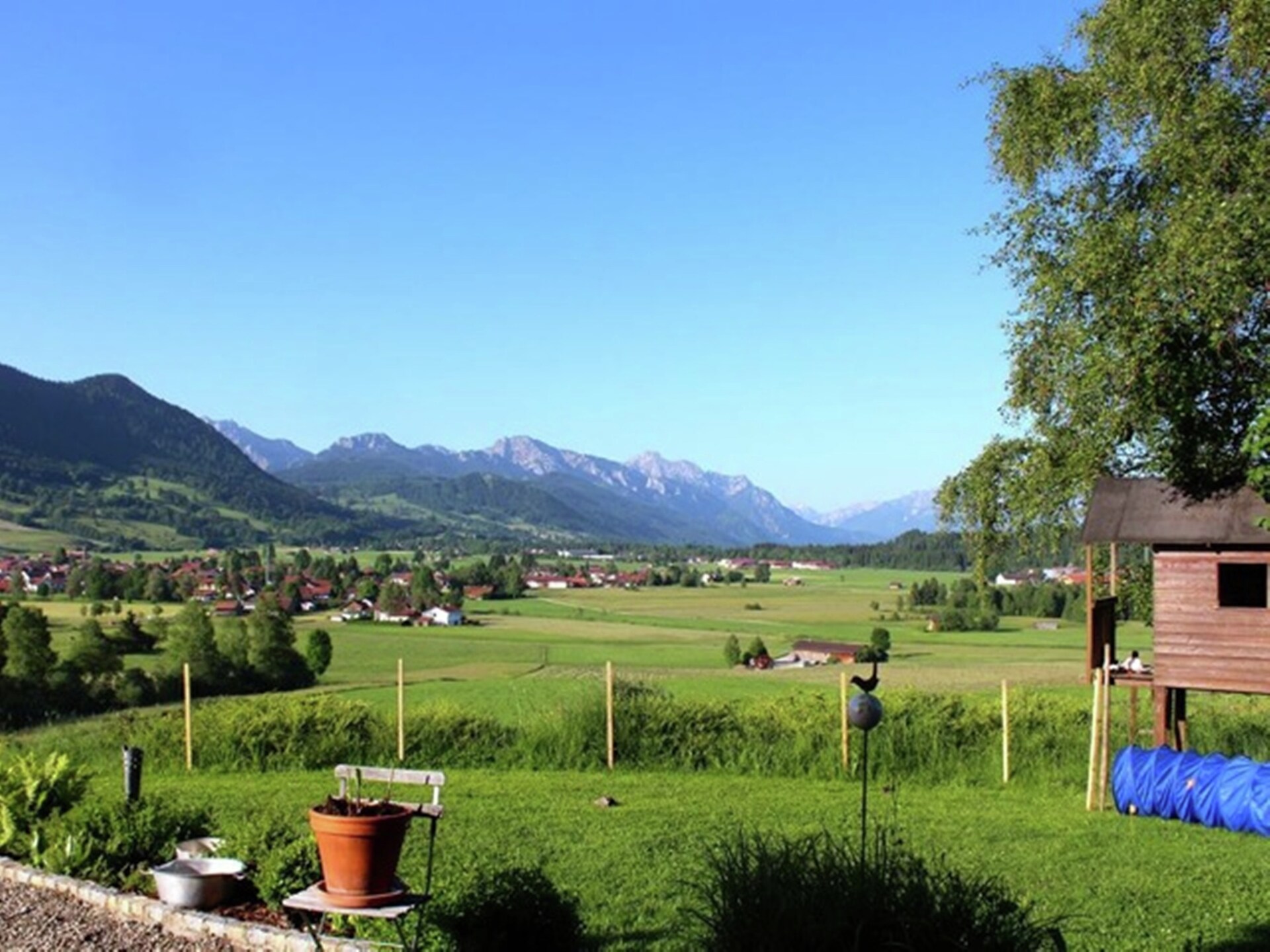 Gezellig appartement in Halblech met balkon, tuin en skilift op 500m - foto 17