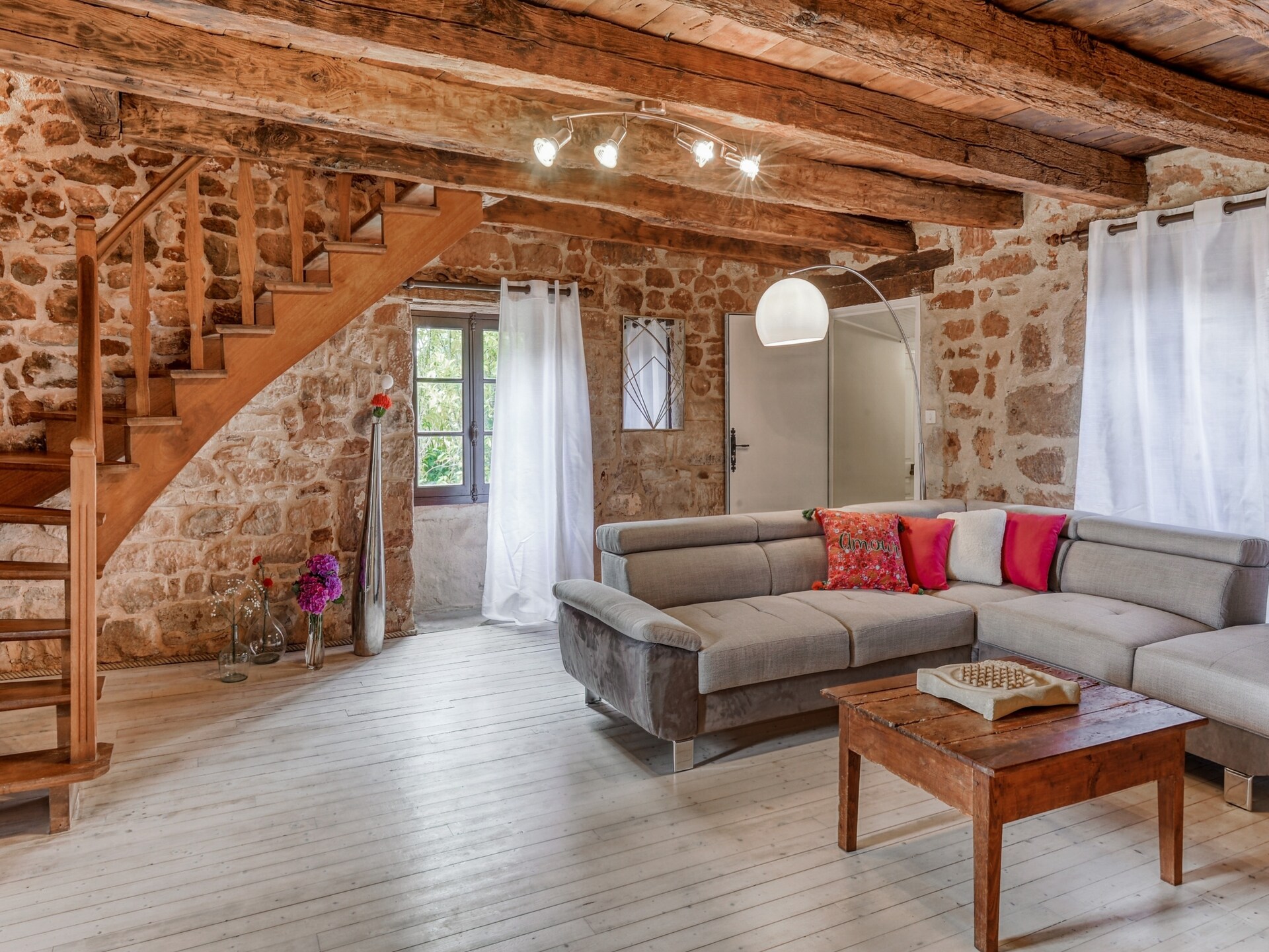 Vrijstaand vakantiehuis voor 10 personen in het bos bij Teillots, Dordogne - foto 7