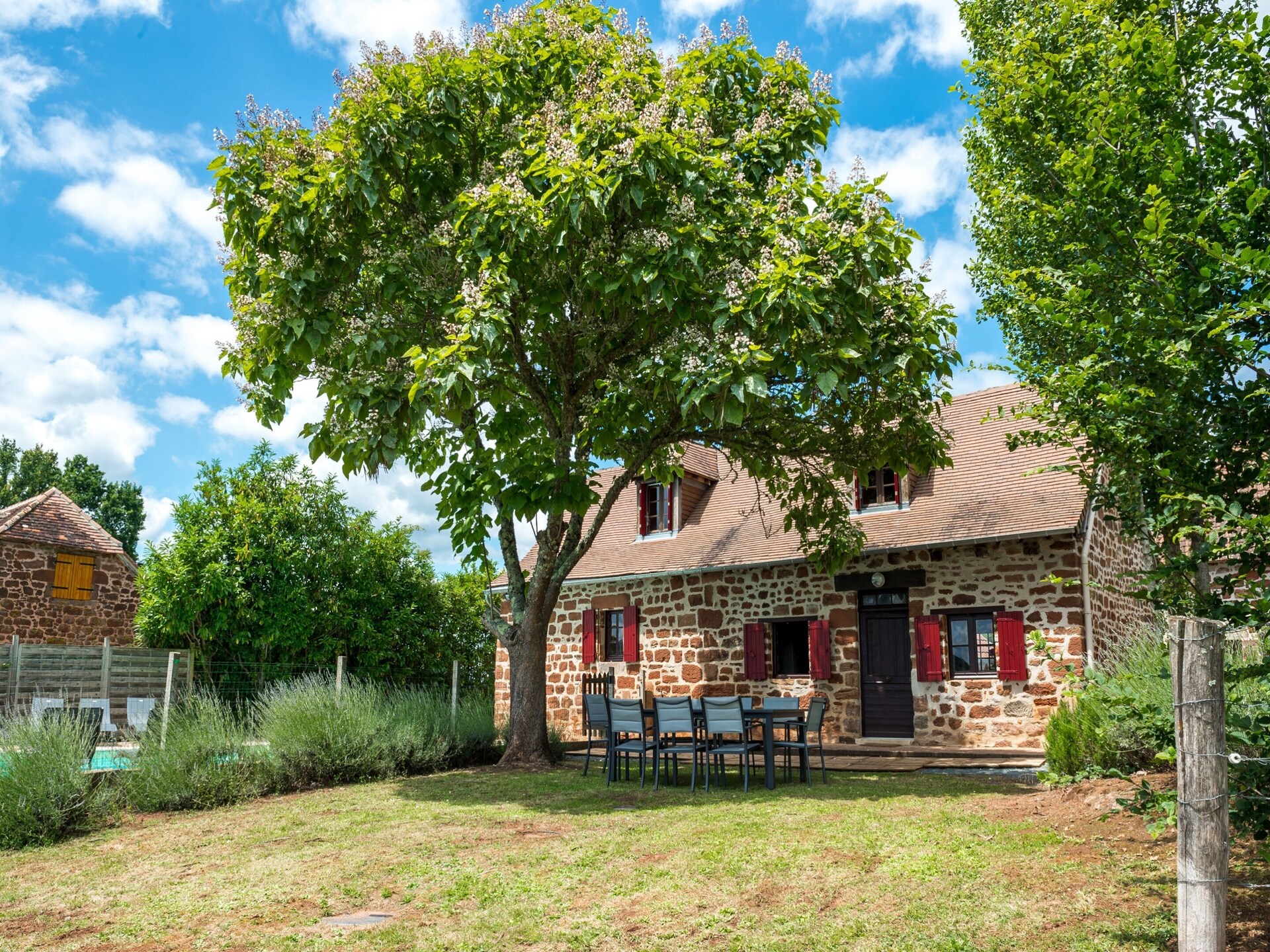 Vrijstaand vakantiehuis voor 10 personen in het bos bij Teillots, Dordogne - foto 16