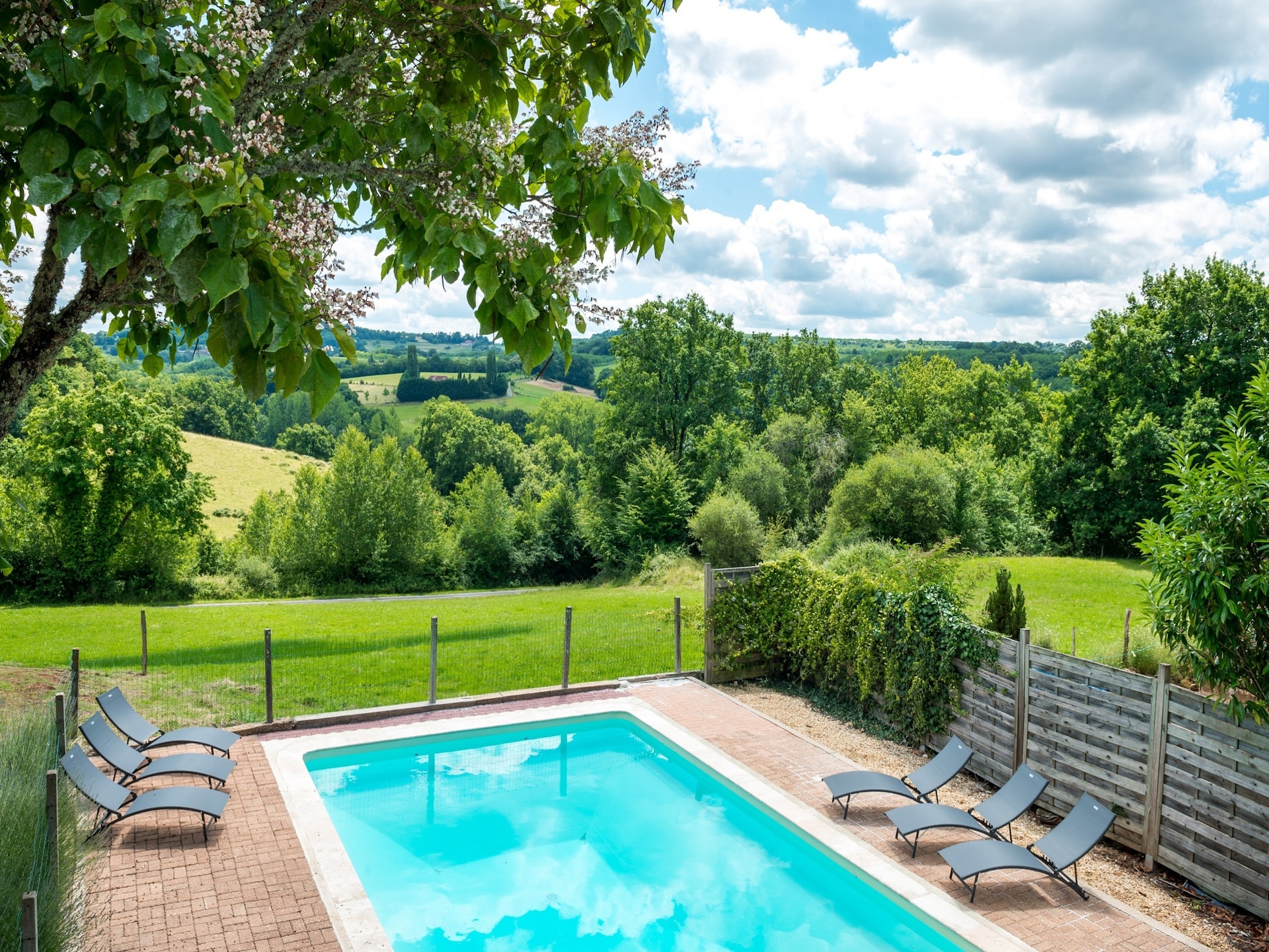Vrijstaand vakantiehuis voor 10 personen in het bos bij Teillots, Dordogne - foto 34