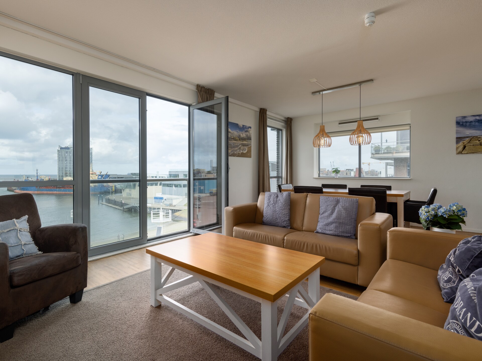 Modern appartement met zeezicht in Scheveningen, 6 personen, balkon - foto 2