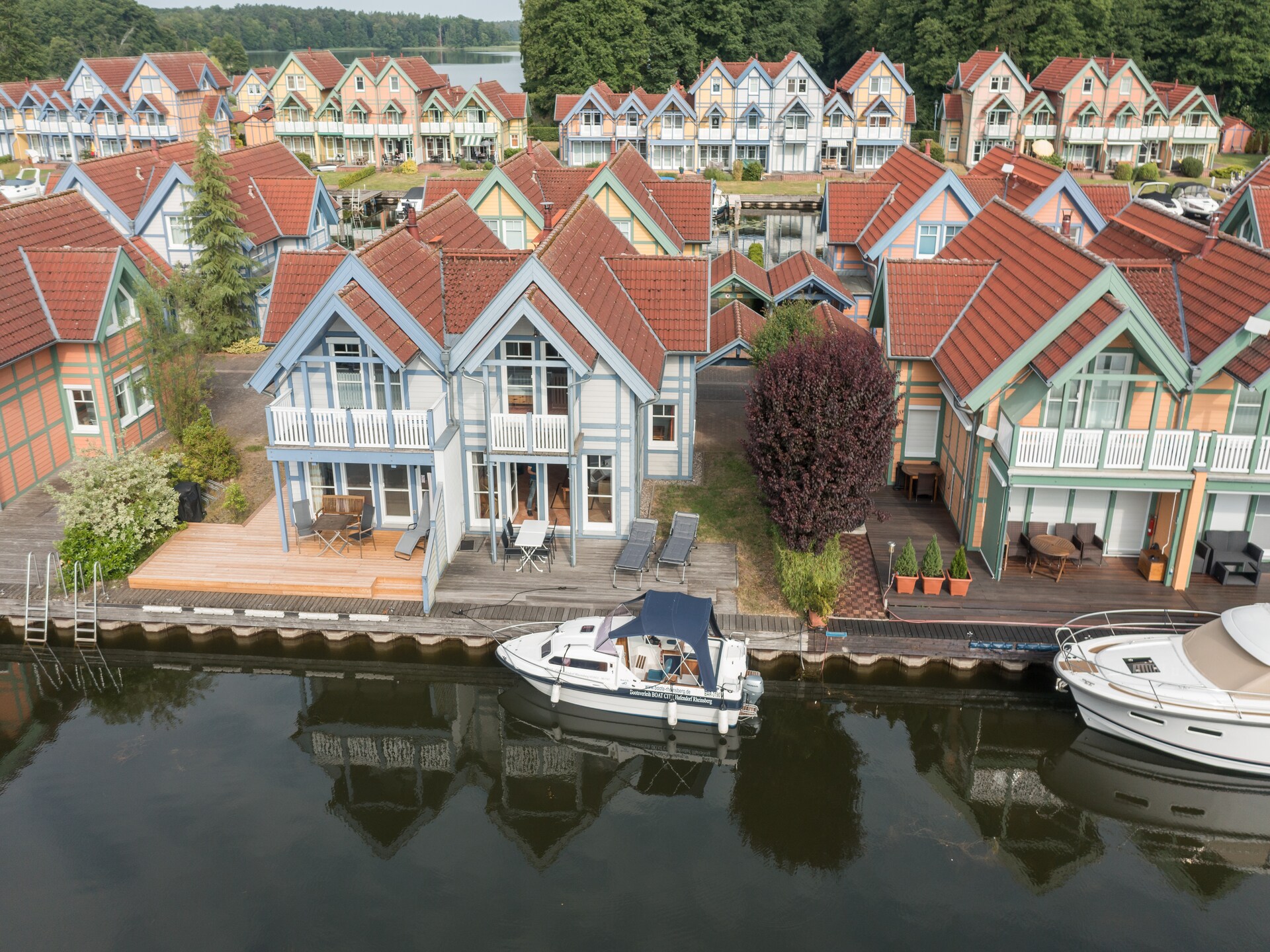 Waterwoning voor 6 personen met eigen steiger in Hafendorf Rheinsberg - foto 2