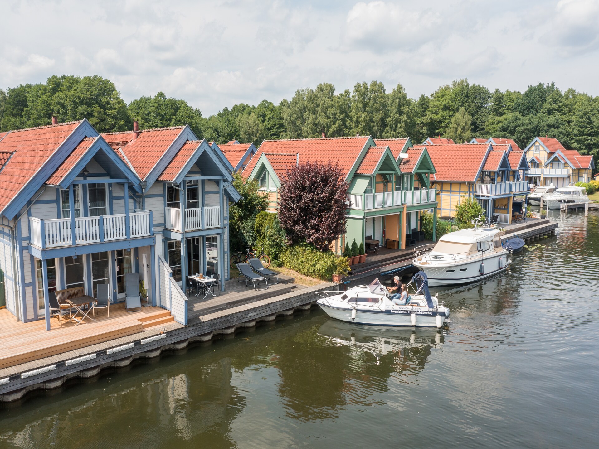 Waterwoning voor 6 personen met eigen steiger in Hafendorf Rheinsberg - foto 3