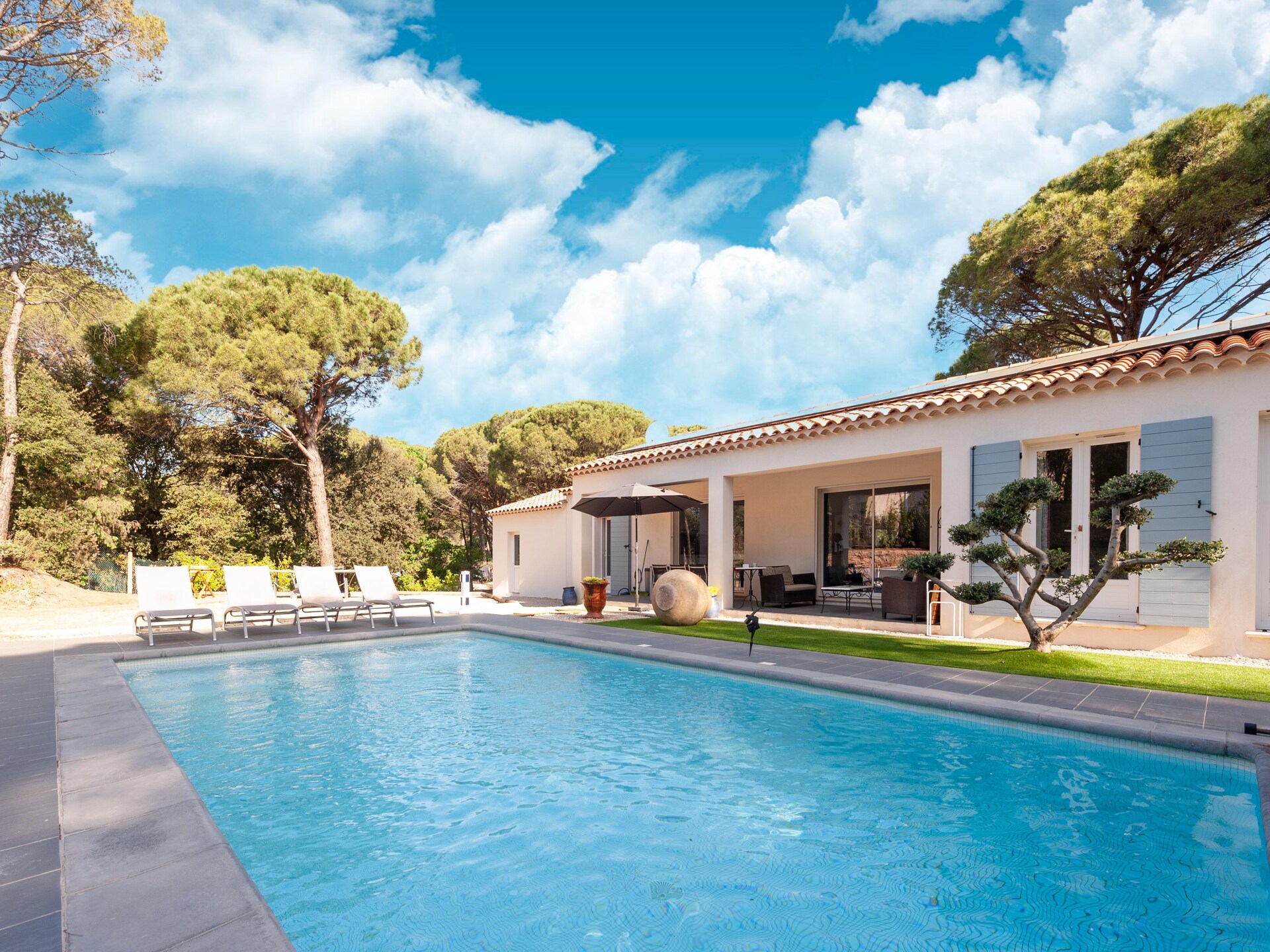 Moderne villa in de bossen bij Vidauban met privézwembad en jeu de boulesbaan - foto 11