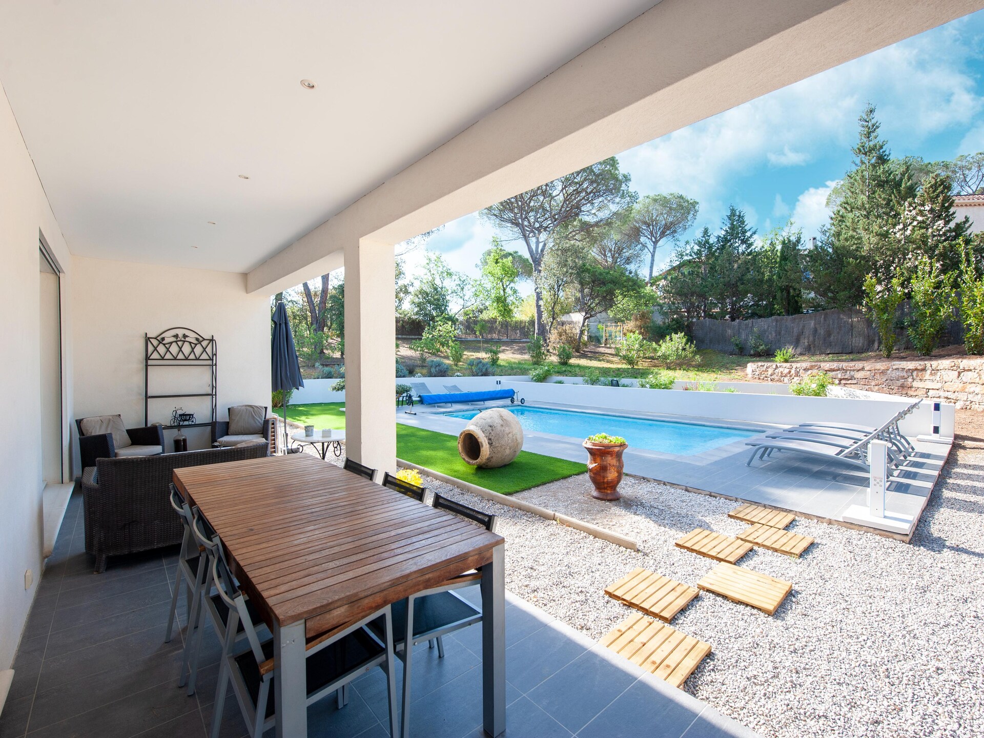 Moderne villa in de bossen bij Vidauban met privézwembad en jeu de boulesbaan - foto 35