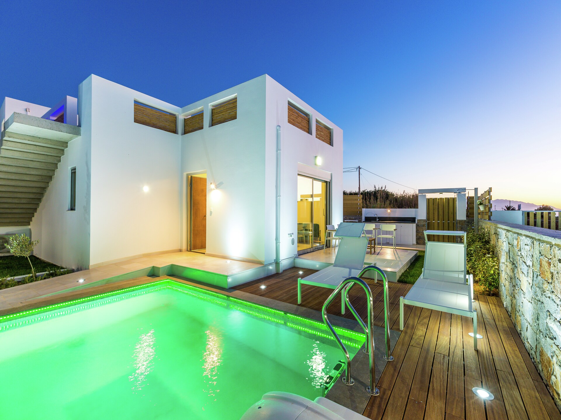 Thalasses Villa 1: Luxe villa aan privéstrand bij Pigianos Kampos - foto 4