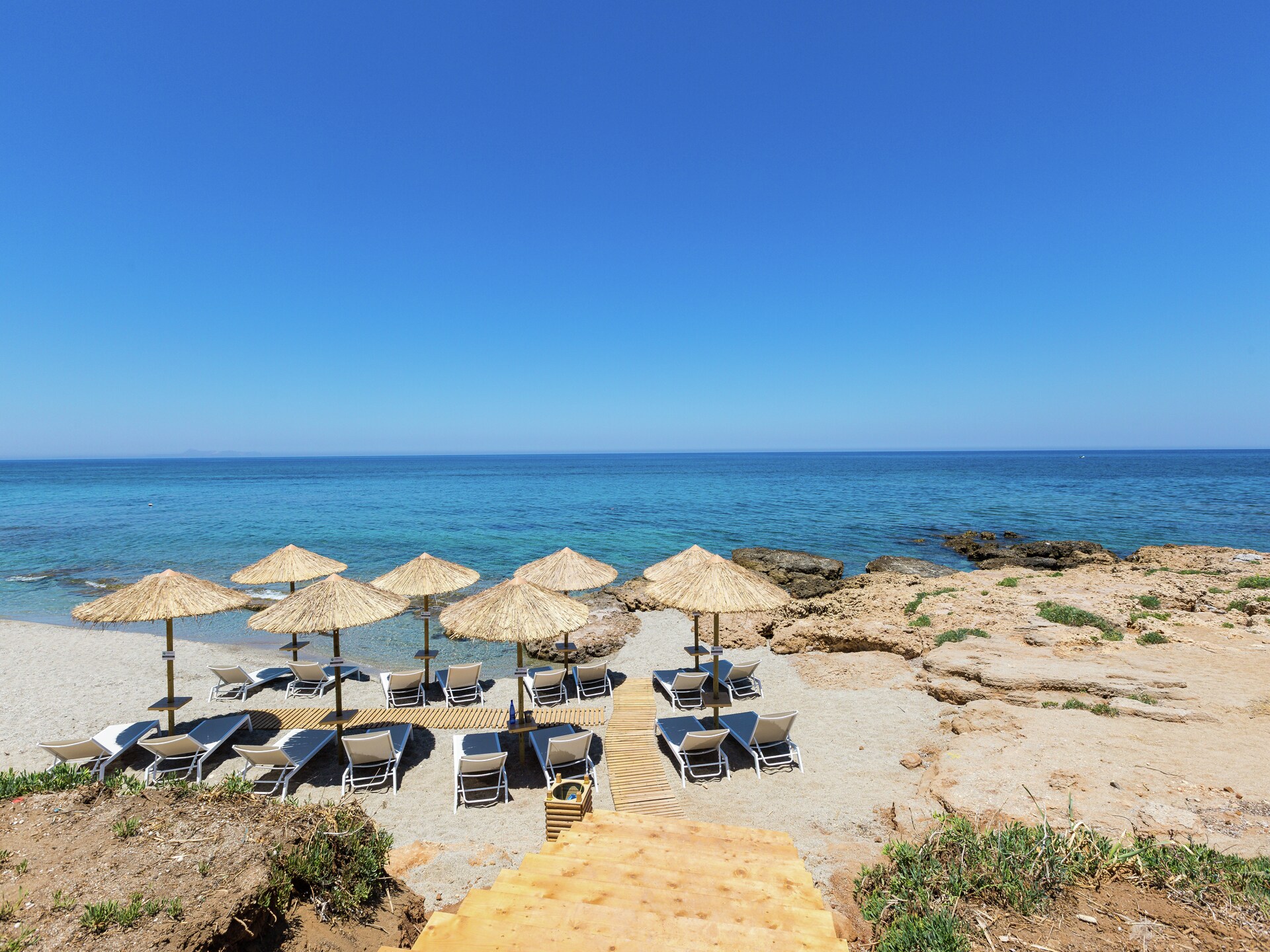 Thalasses Villa 1: Luxe villa aan privéstrand bij Pigianos Kampos - foto 32