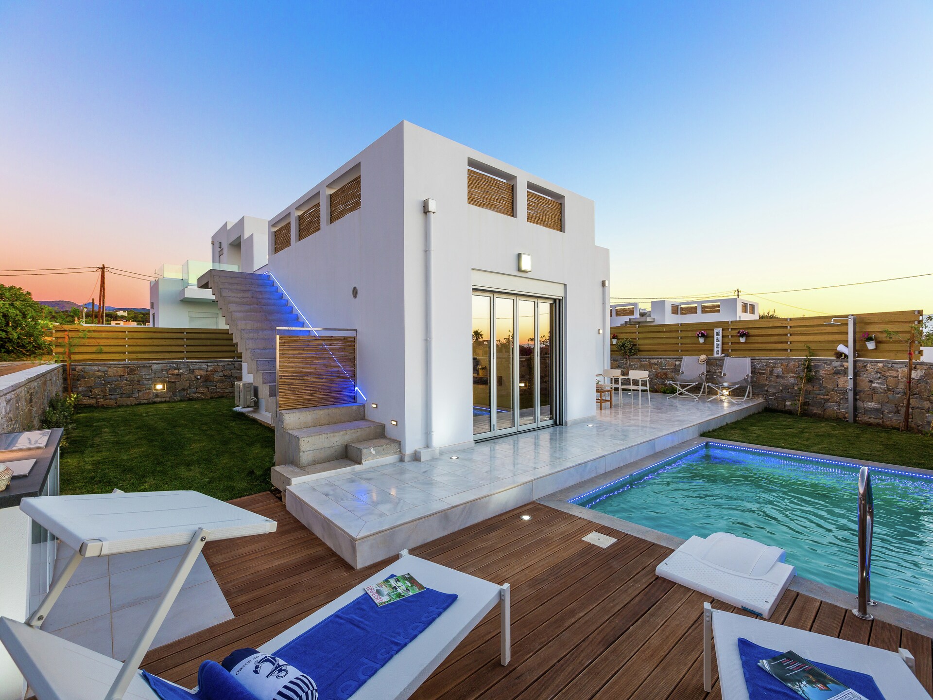 Thalasses Villa 1: Luxe villa aan privéstrand bij Pigianos Kampos - foto 2