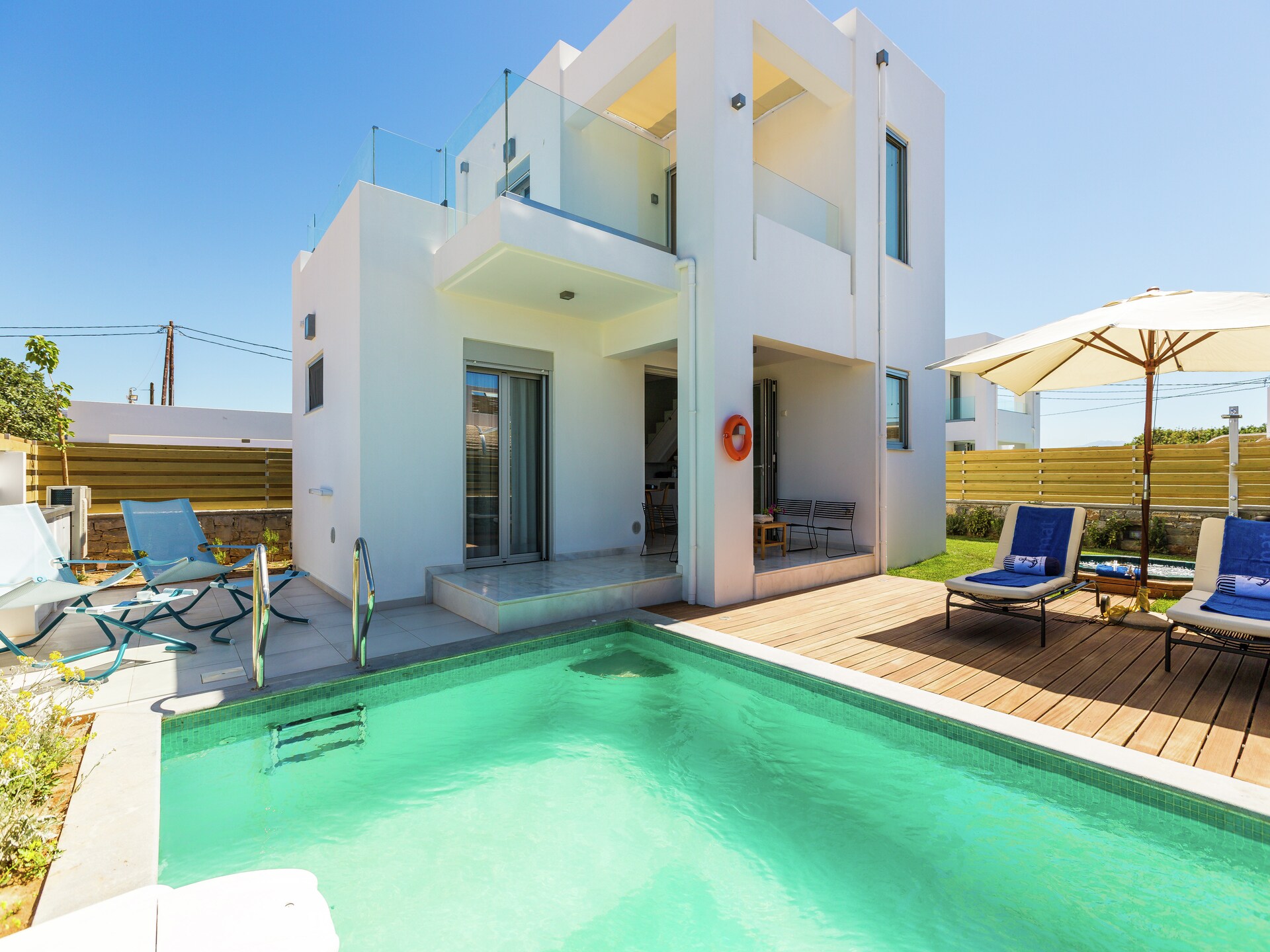 Thalasses Villa 1: Luxe villa aan privéstrand bij Pigianos Kampos - foto 3