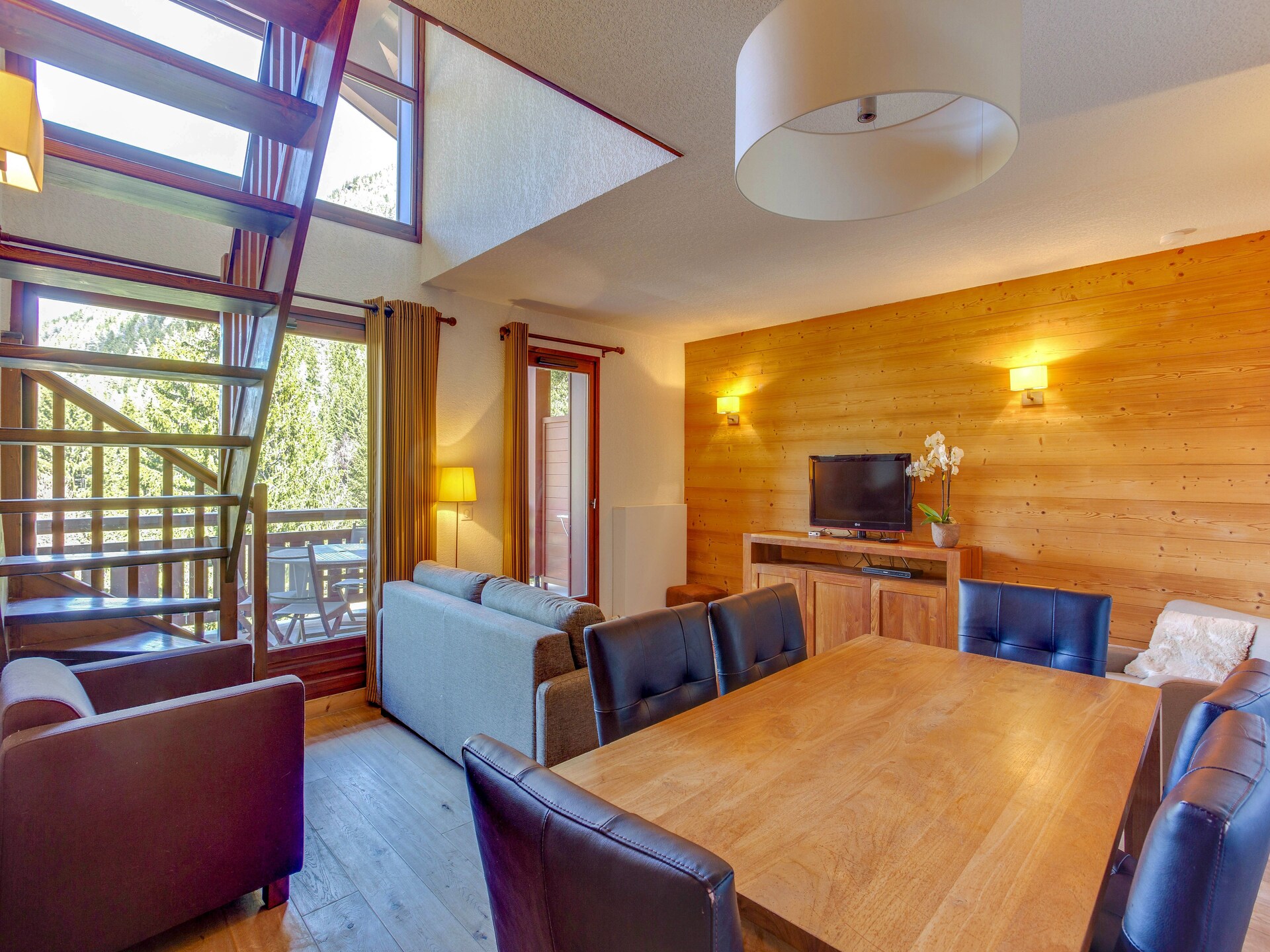 Knus appartement voor 6 in Vallorcine met balkon en bergzicht - foto 1