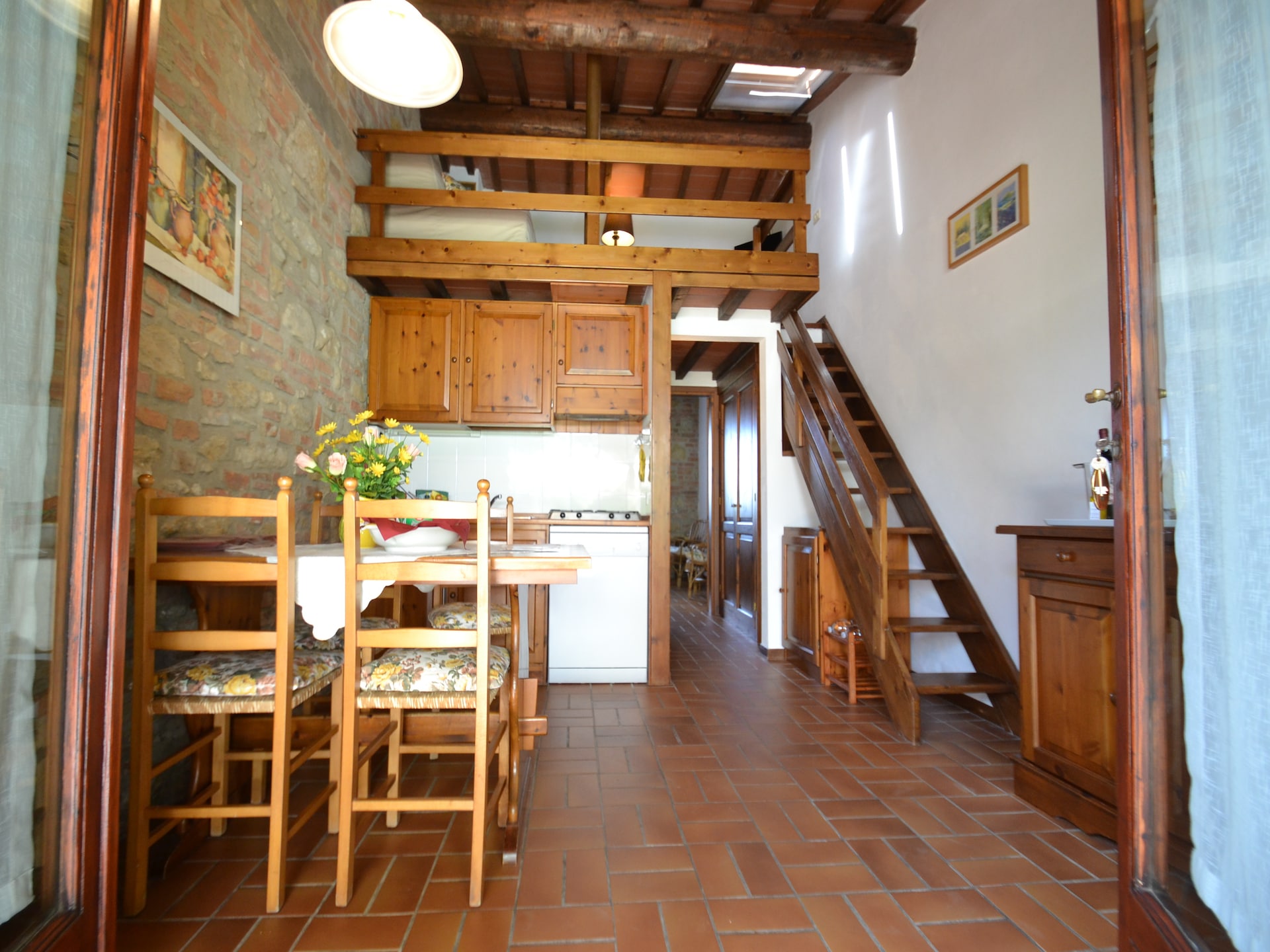 Ruim appartement Iris e Rosa tea in Montaione voor 8 personen - foto 11