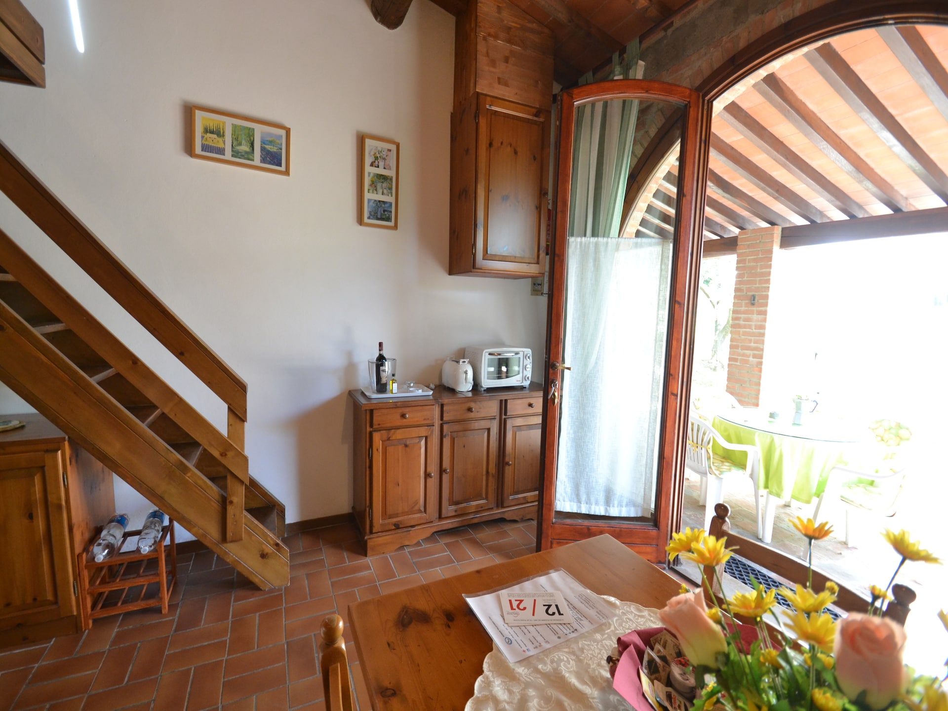 Ruim appartement Iris e Rosa tea in Montaione voor 8 personen - foto 8