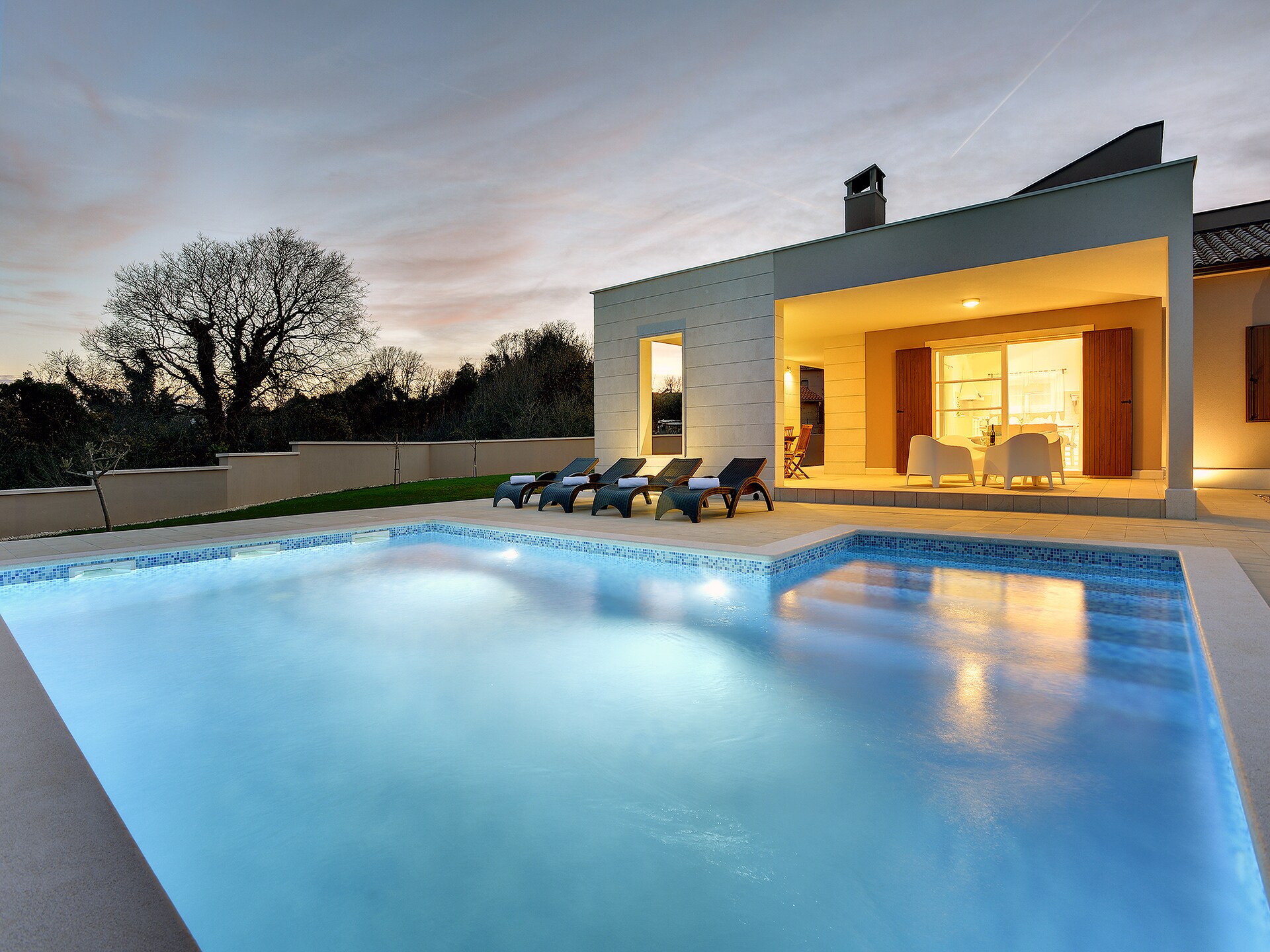 Moderne villa met privézwembad en panoramisch uitzicht op zee bij Kavran - foto 9