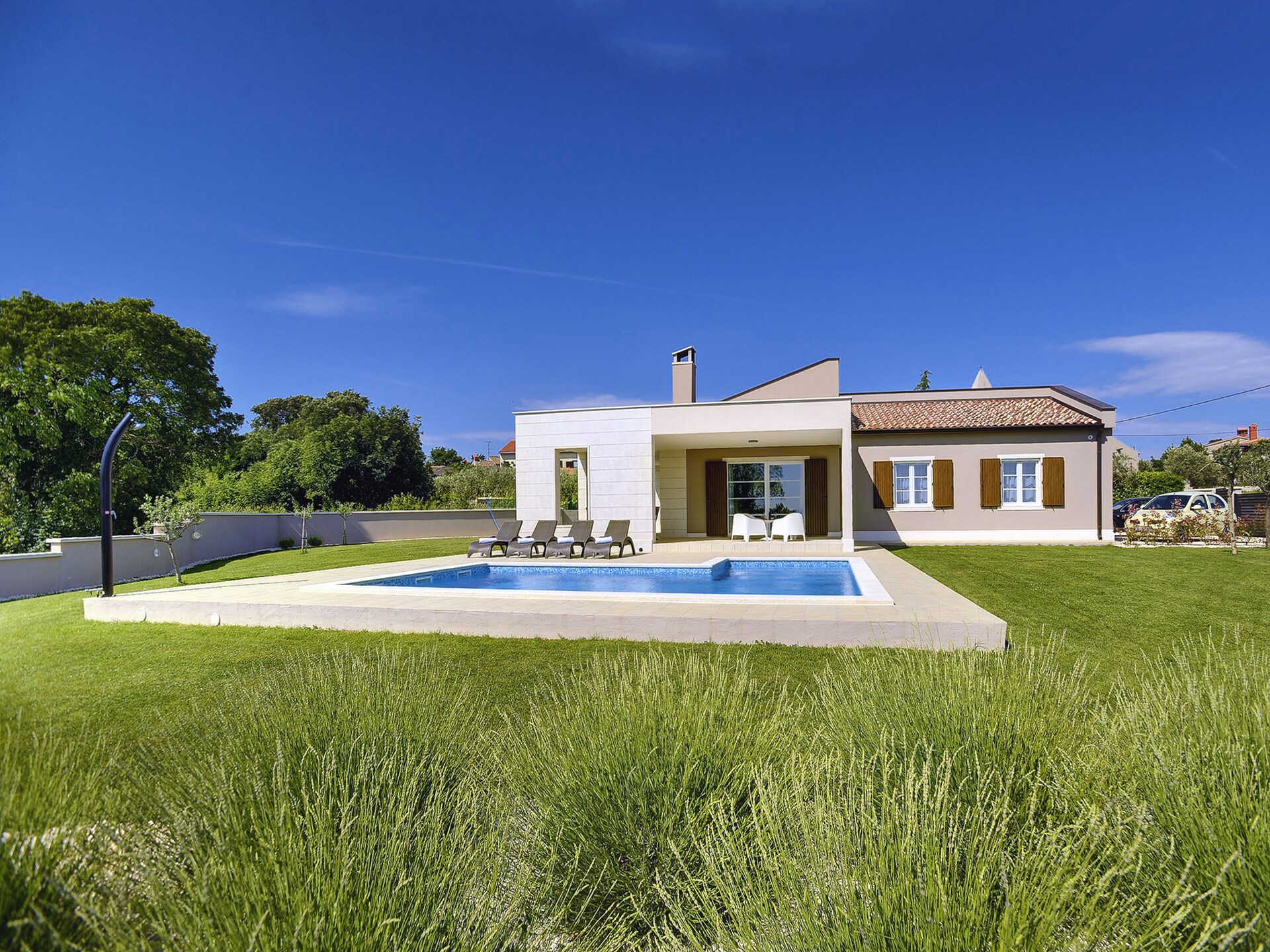 Moderne villa met privézwembad en panoramisch uitzicht op zee bij Kavran - foto 5