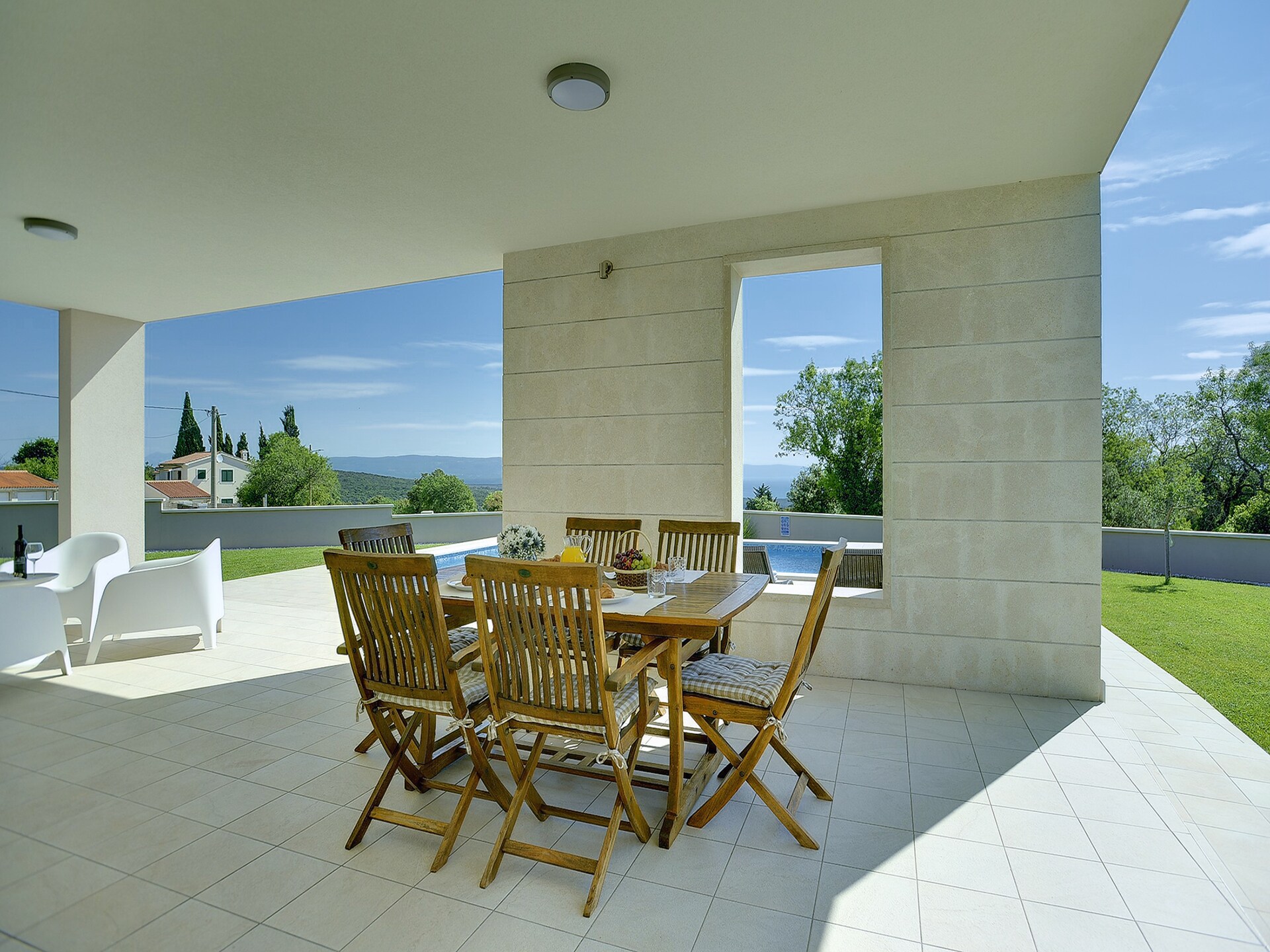 Moderne villa met privézwembad en panoramisch uitzicht op zee bij Kavran - foto 35