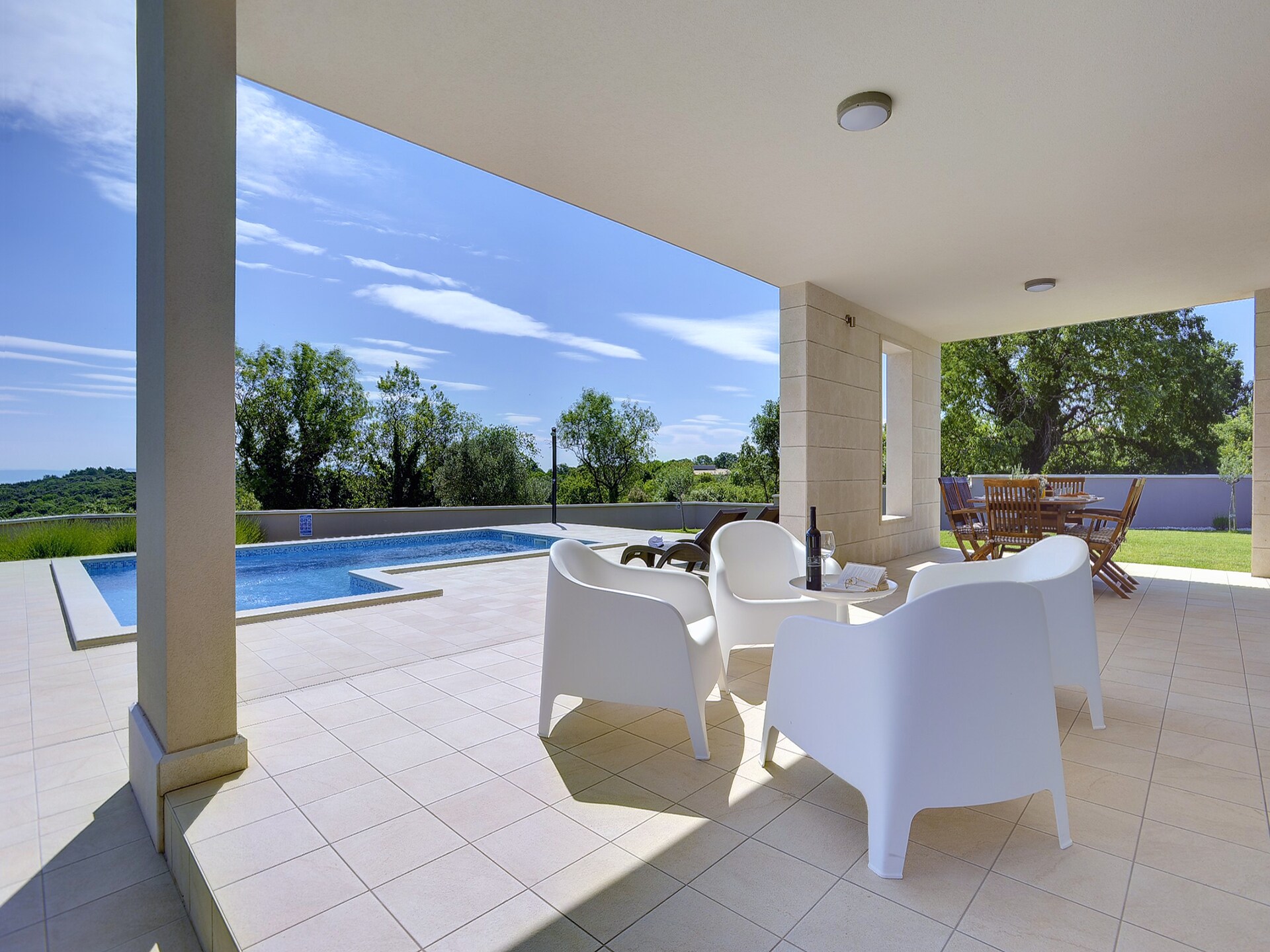 Moderne villa met privézwembad en panoramisch uitzicht op zee bij Kavran - foto 12