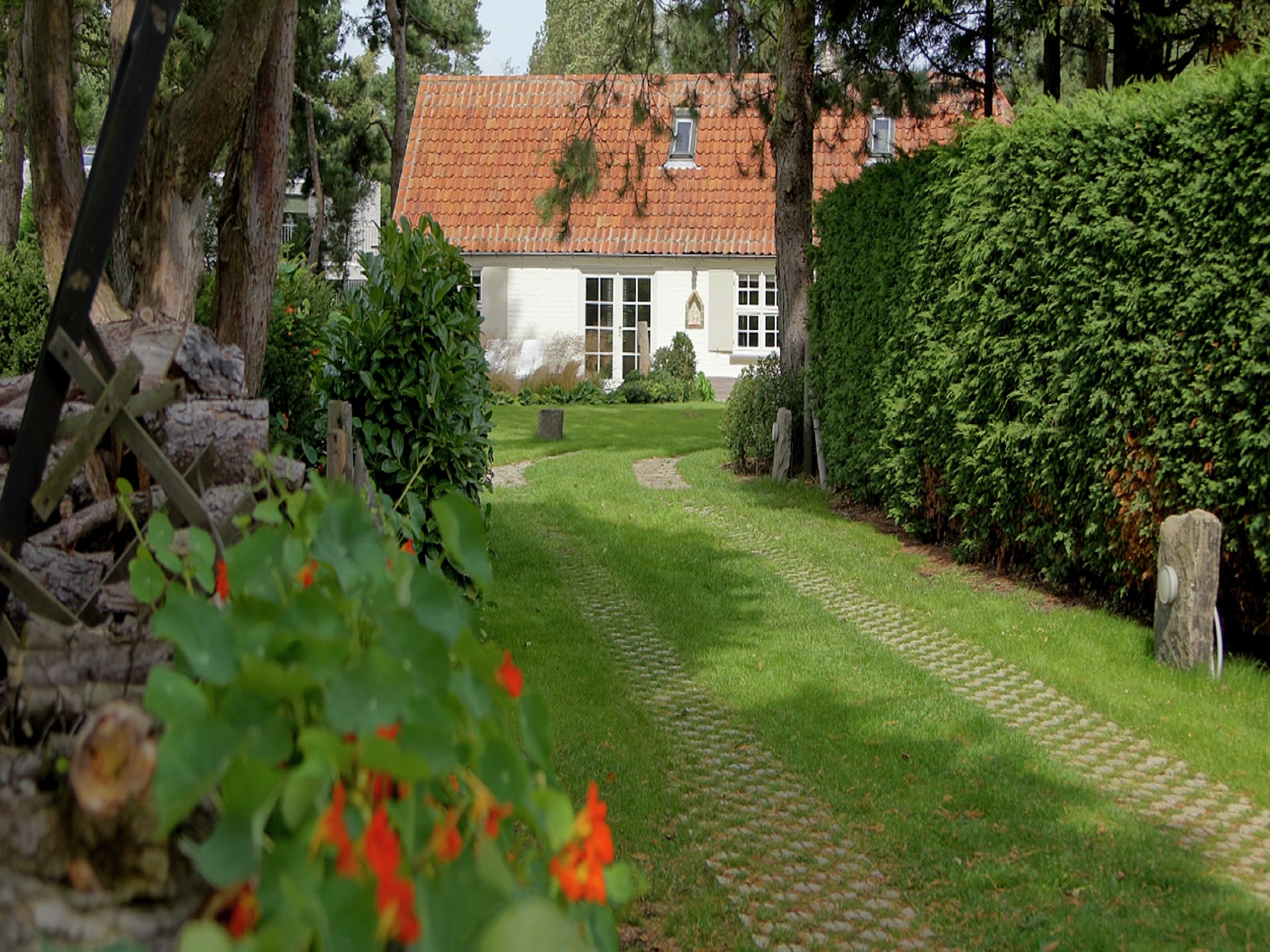Authentiek gerenoveerde fermette met grote tuin en sauna nabij Koksijde - foto 24
