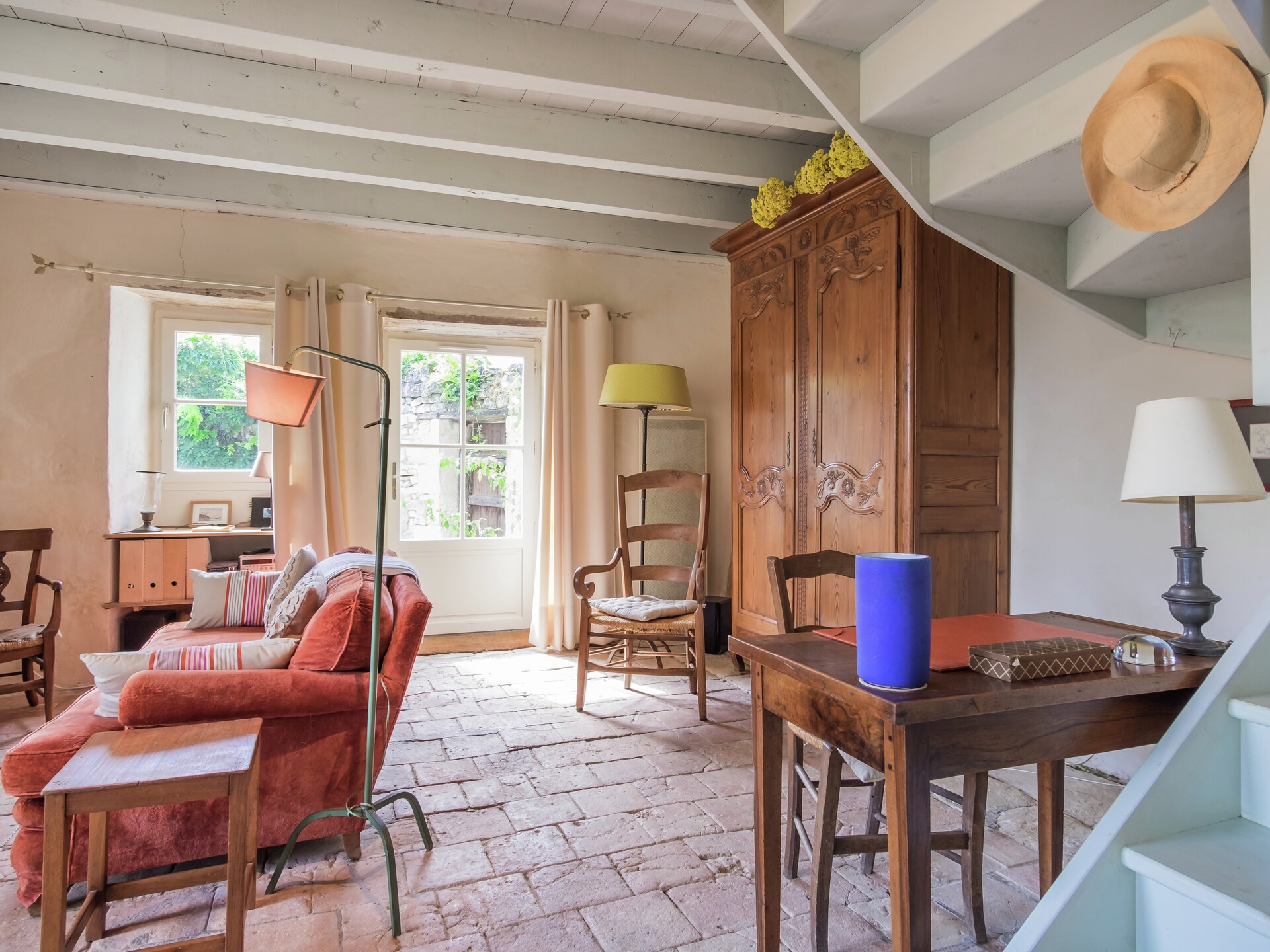 Romantisch vakantiehuis voor 2 aan de golfbaan in Sossay met tuin - foto 7