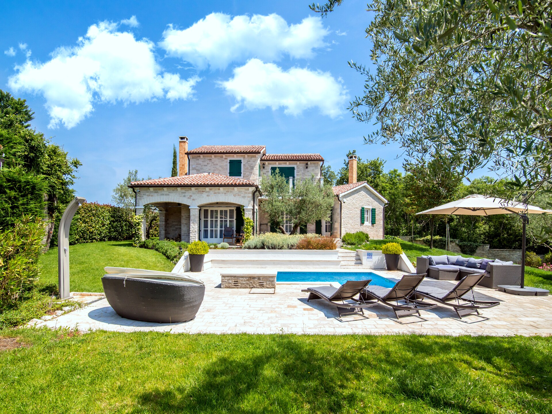 Elegante villa met privézwembad bij Baderna, 11 km van zee - foto 28